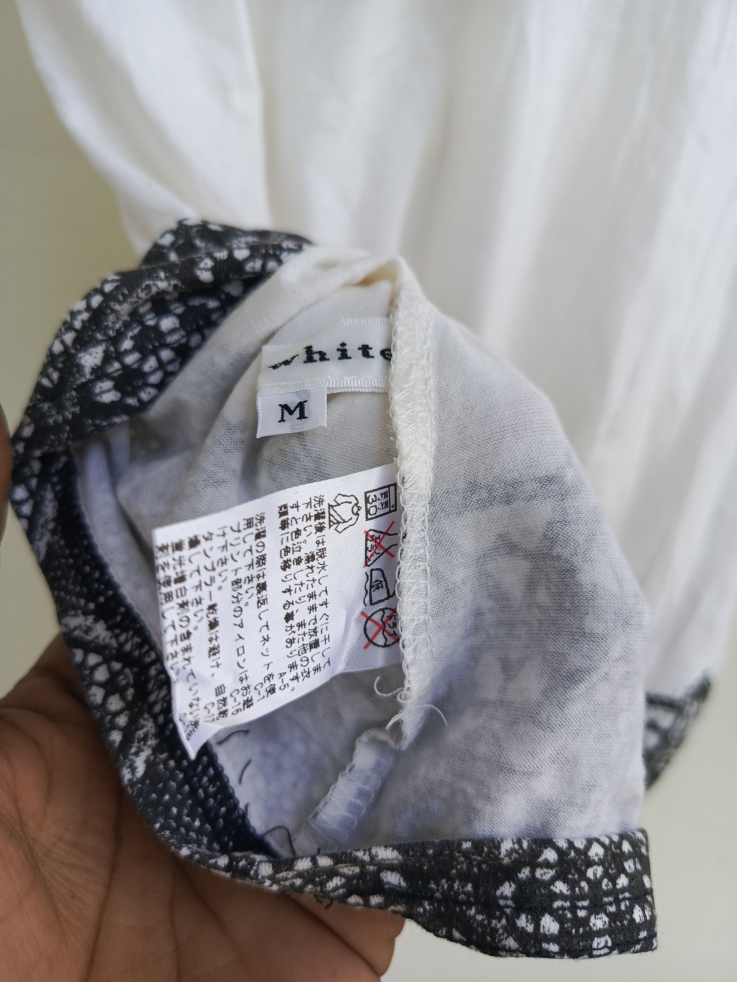 Japanese Brand Jayro white short sleeve tshirt Size M / US 6-8 / IT 42-44 - 6 Thumbnail
