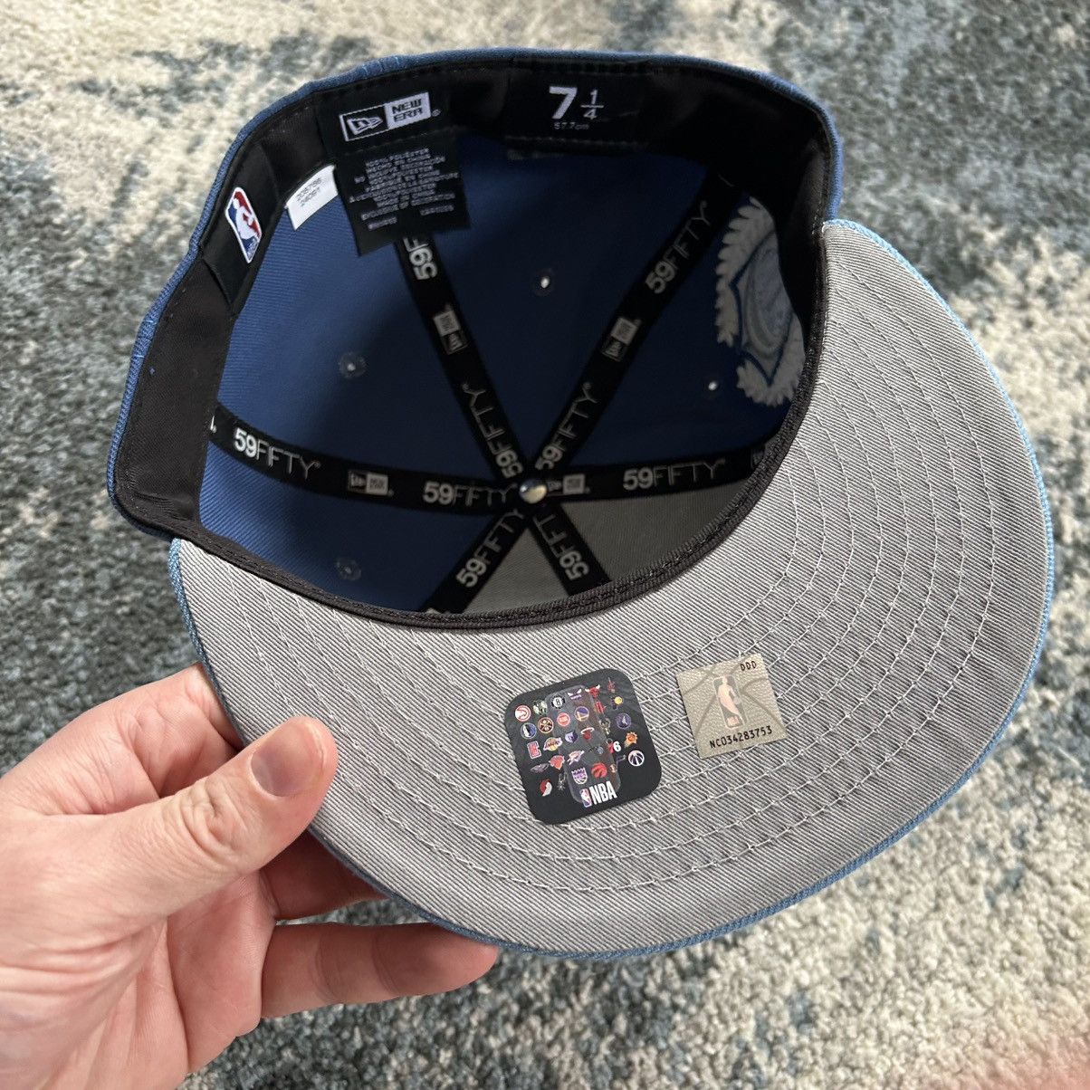 MyFitteds 7 1/4 NEW YORK KNiCKS BLUEPRiNT NYK 5950 FiTTED CAP Size ONE SIZE - 10 Thumbnail