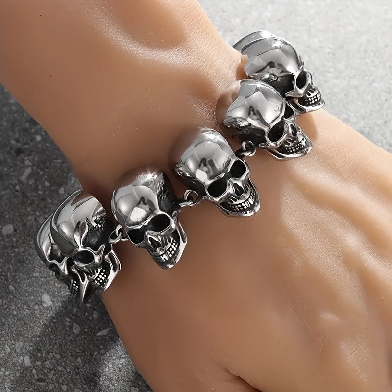 Jewelry Skull Bracelet Size ONE SIZE - 4 Thumbnail