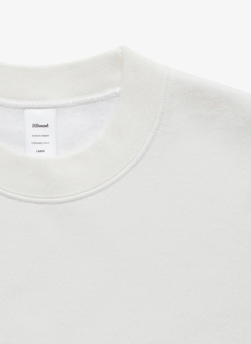 JJJJound NEW M J90 Ivory Crewneck Off White Sweatshirt Cotton Fleece Size US M / EU 48-50 / 2 - 2 Thumbnail