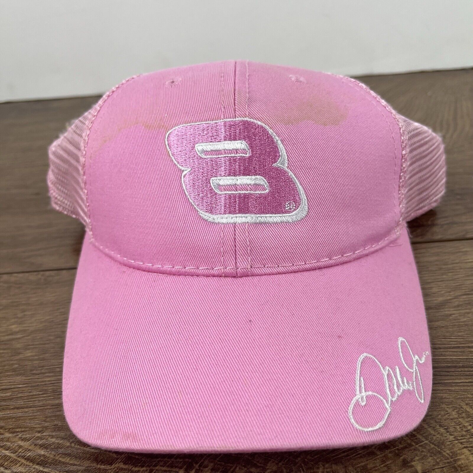 Other Dale Earnhardt Jr 8 Hat Snapback Hat Pink Hat Adjustable Pin Size ONE SIZE - 6 Thumbnail