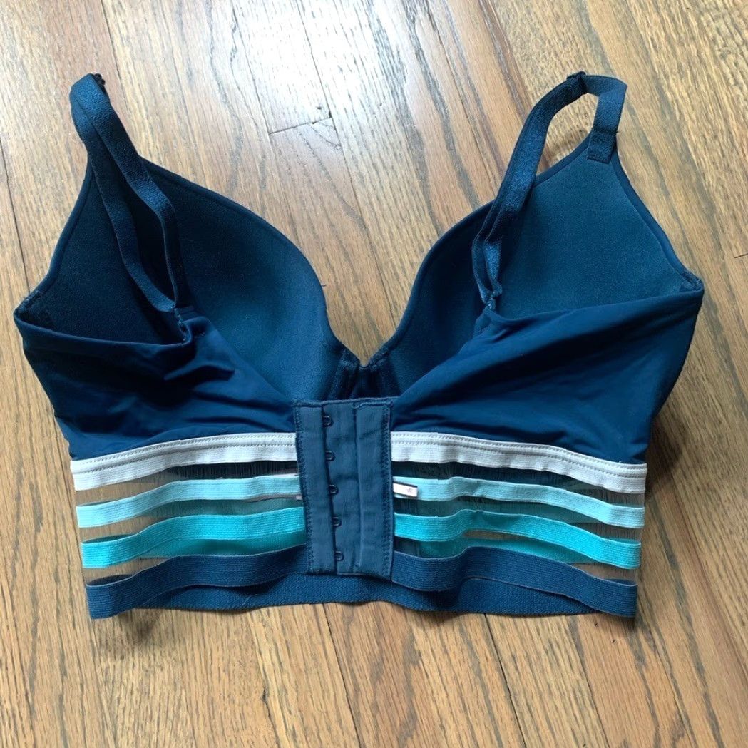 Victoria's Secret Victoria's Secret Bras Blue 32DD Push Up Bra Women Regular - Blue Victoria's Secret Bra 32DD Women Push Up Blue Size ONE SIZE - 4 Thumbnail