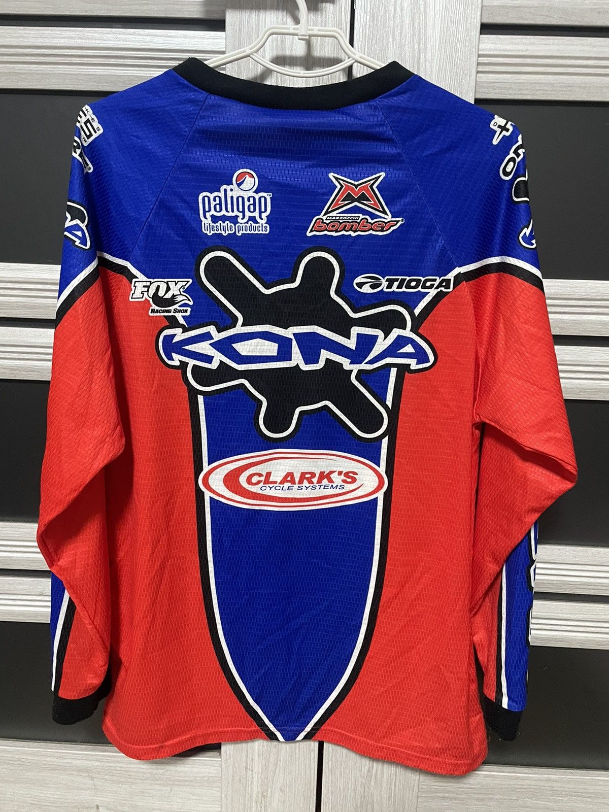 Vintage Vintage 90s KoNa Bio Racer Cycling Jersey Tioga Clark Fox Size US L / EU 52-54 / 3 - 2 Thumbnail