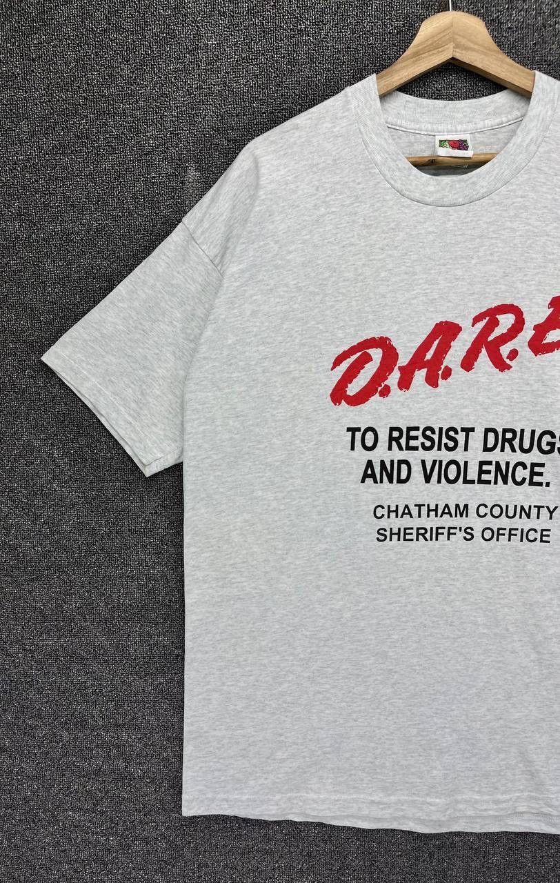 Band Tees Vintage D.A.R.E Punk Rock Band Tees T Shirt Size US XL / EU 56 / 4 - 3 Thumbnail