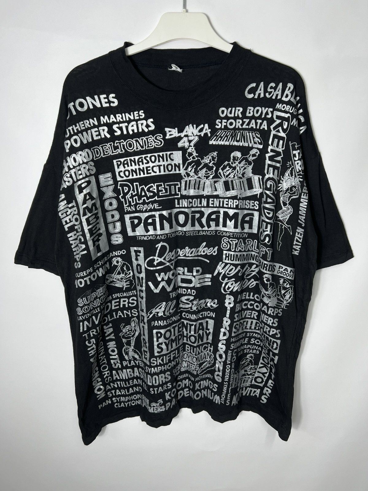 Rare Panorama Trinidad & Tobago Steel Pank Music T-Shirt