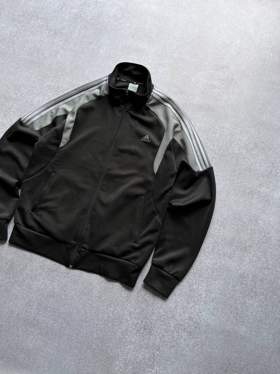 Adidas Vintage Adidas 3-Stripes Black Baggy Tracksuit Y2K L Size US L / EU 52-54 / 3 - 4 Thumbnail