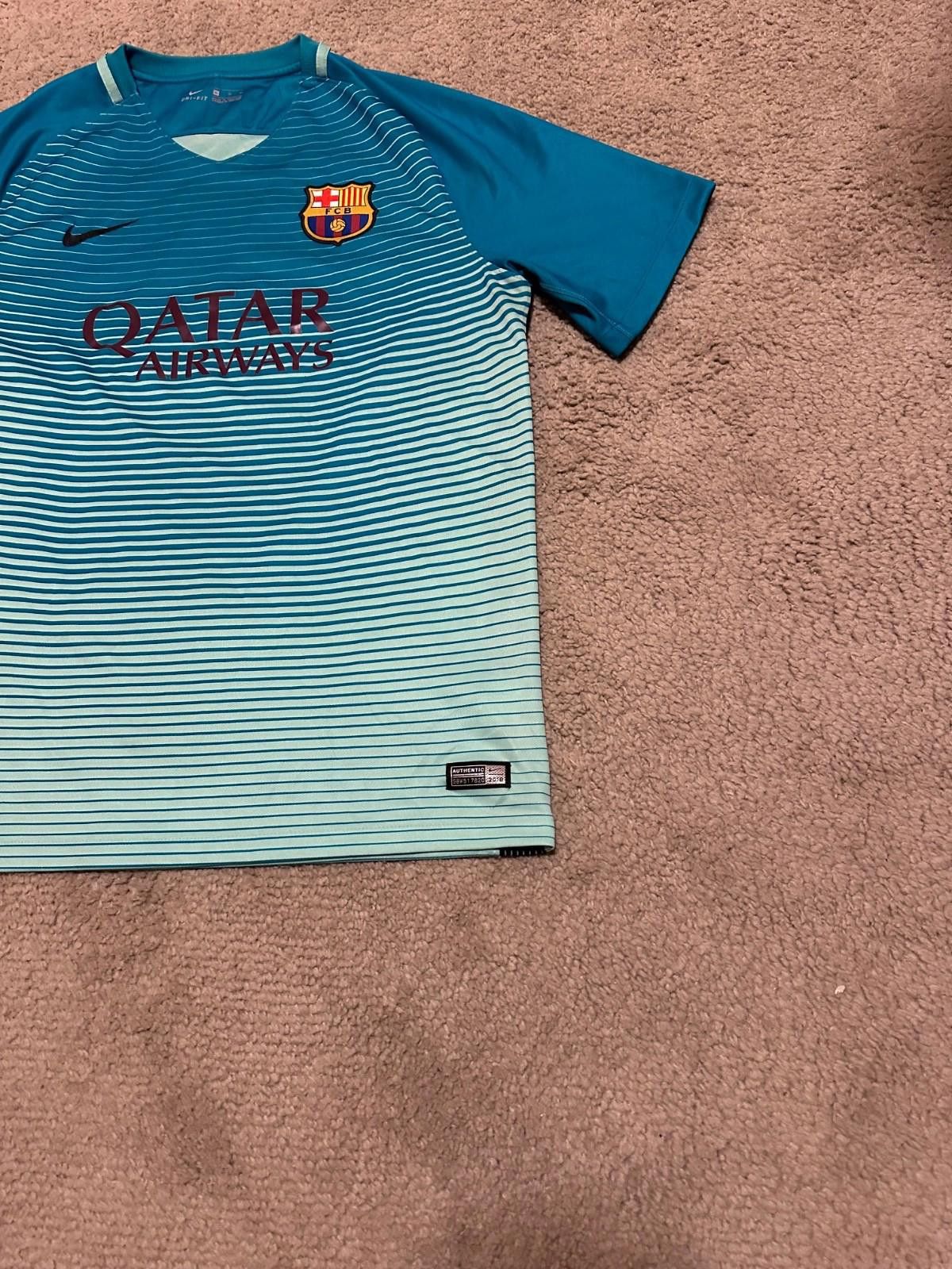 Nike Nike Fc Barcelona 2016/17 3rd Football Shirt Soccer Jersey Size US XL / EU 56 / 4 - 2 Thumbnail