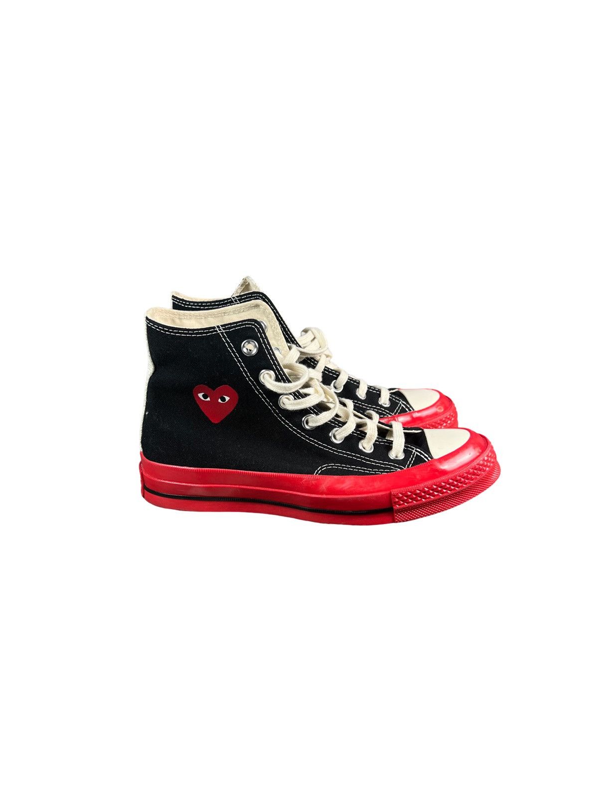 Comme des Garcons Comme des Garçons PLAY x Converse – Black/Red Sole Size US 5 Size US 5 / EU 37 - 1 Thumbnail