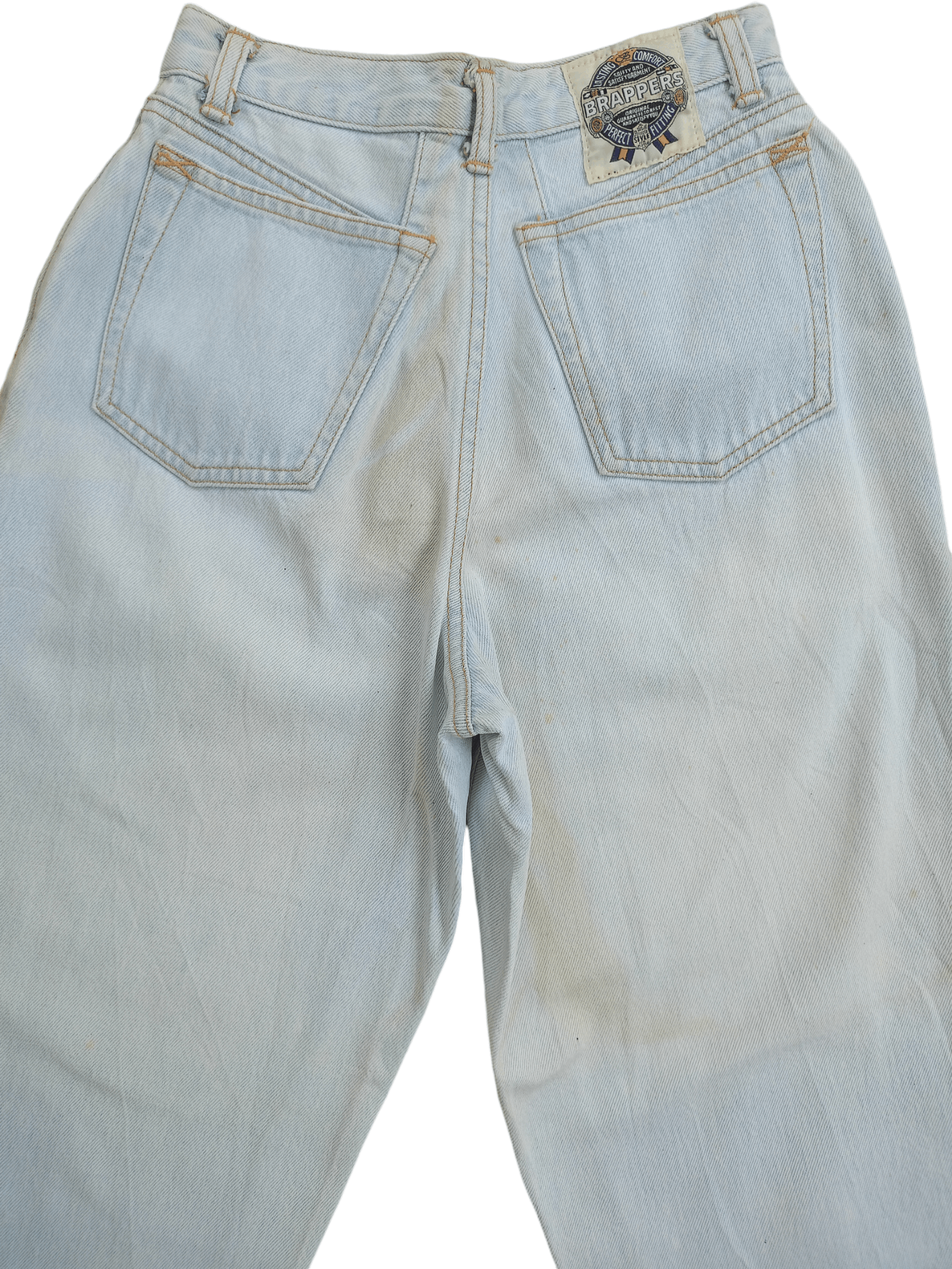 Japanese Brand × Vintage BRAPPERS Tapered Vintage Streetwear Denim Size 23" - 12 Thumbnail