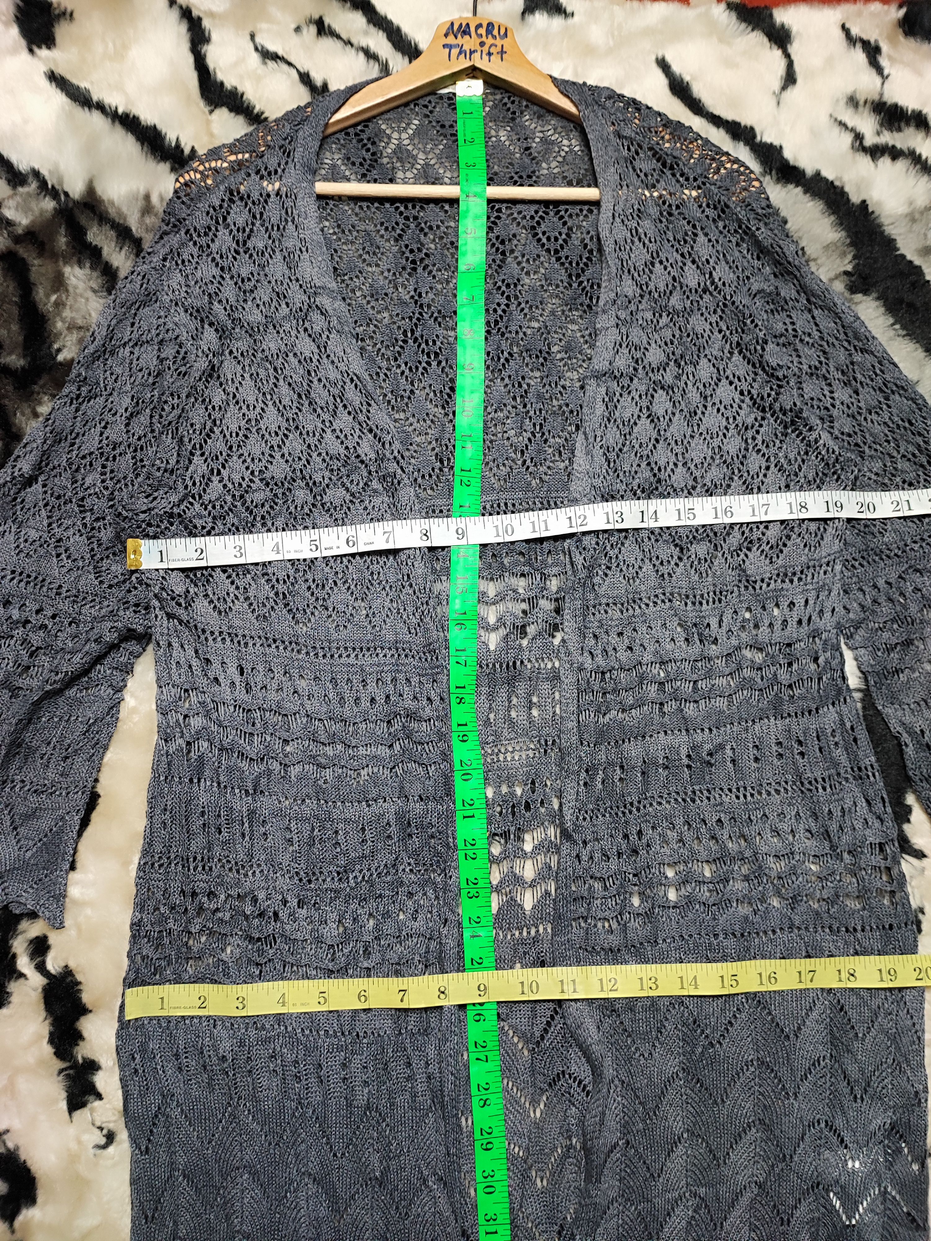 14th Addiction × Hysteric Glamour × URBAN RESEARCH DOORS Open Knitted Fishnet Grunge sweater Size ONE SIZE - 16 Thumbnail