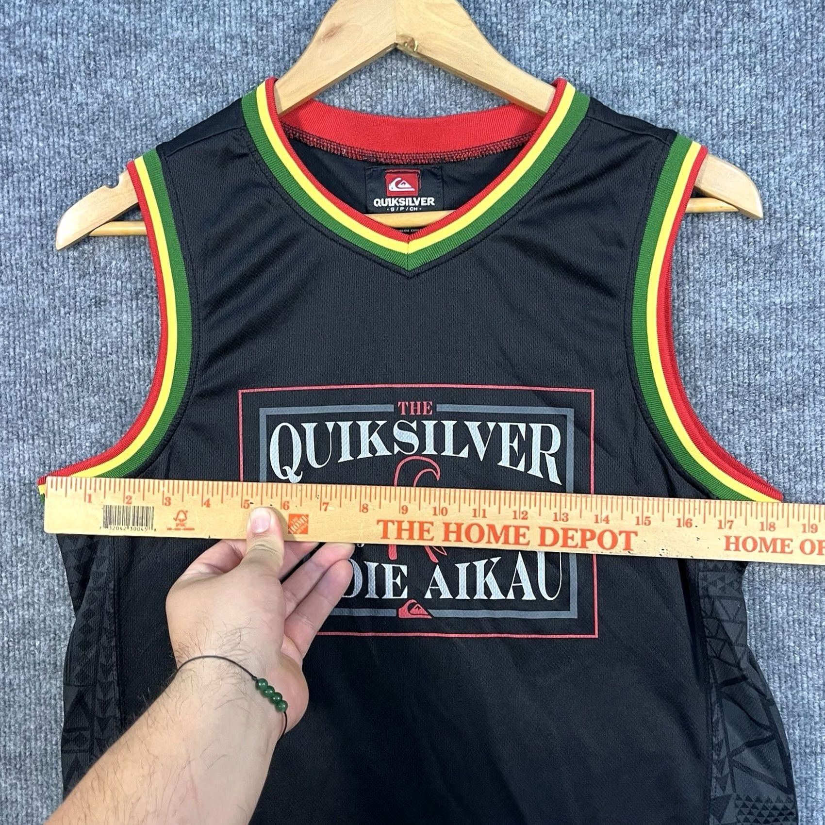 Quiksilver VINTAGE Quiksilver Hawaii Eddie Aikau Tank Top Jersey Surf Reggae Rasta 2013-14 Vtg S Size US S / EU 44-46 / 1 - 6 Thumbnail