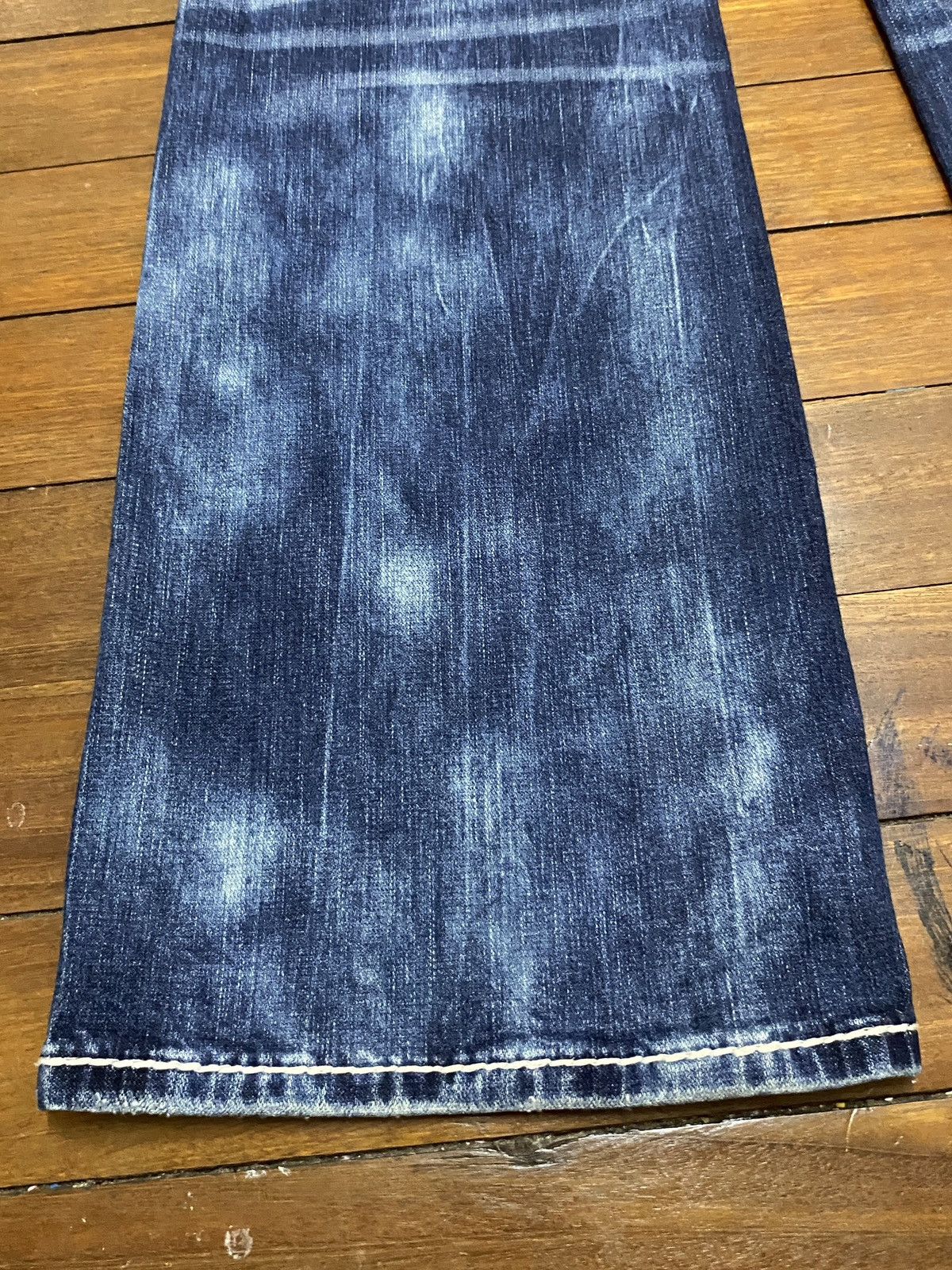Rock Revival Very Rare Vintage Rock Revival Bleach Flared Jeans 1990s Size US 40 / EU 56 - 7 Thumbnail