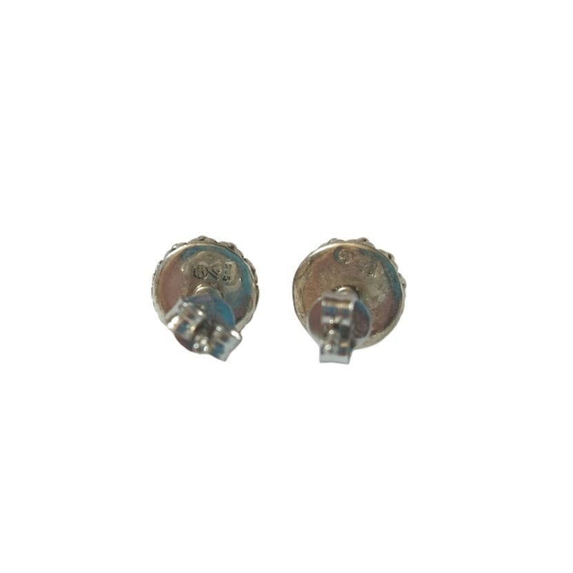 The Unbranded Brand Silpada Cabochon Peridot Stud Earrings Sterling Silver Size ONE SIZE - 3 Thumbnail
