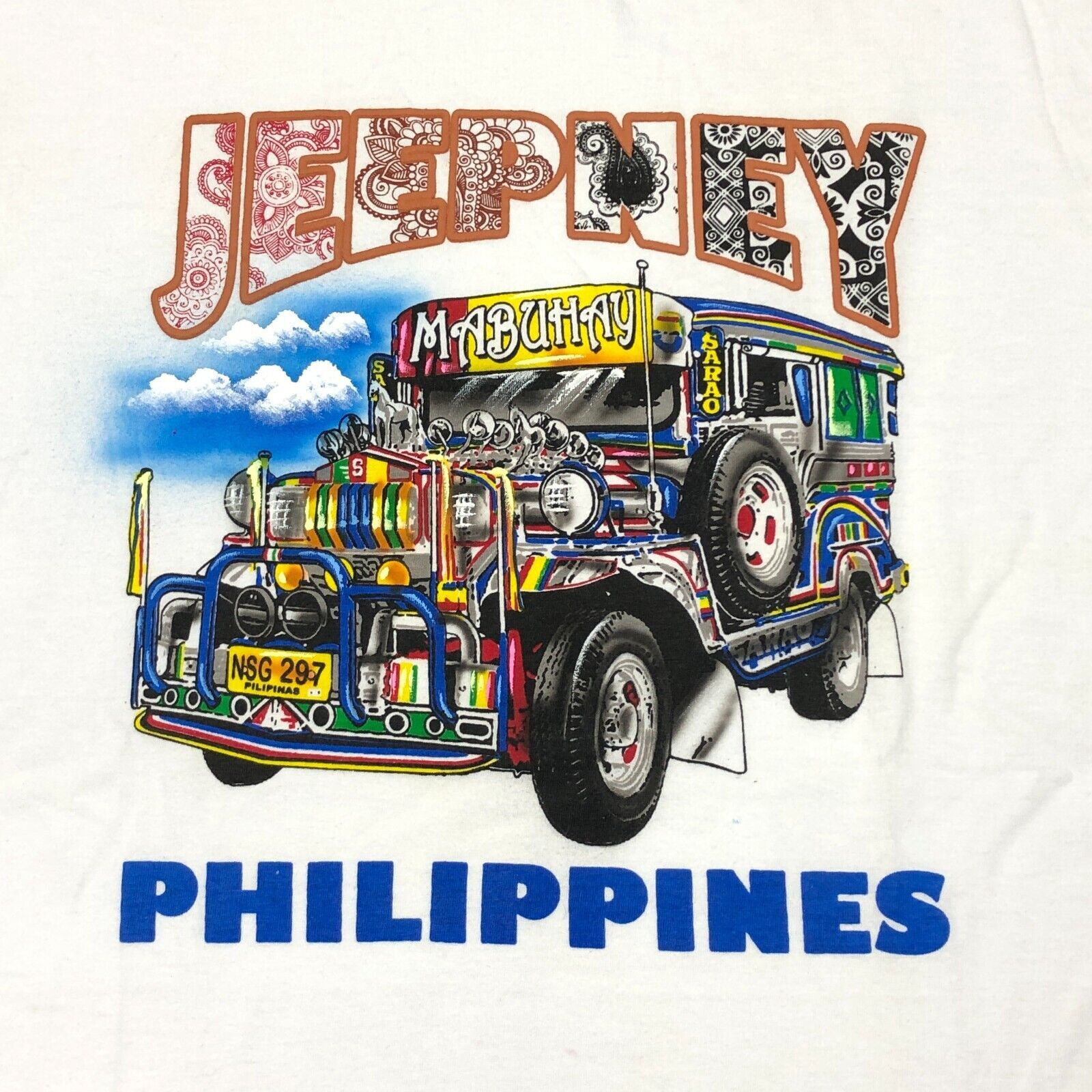 Gildan × Vintage Dibuho Hand Painted Jeepney Philippines Tee T Shirt Size XL Size US XL / EU 56 / 4 - 2 Thumbnail