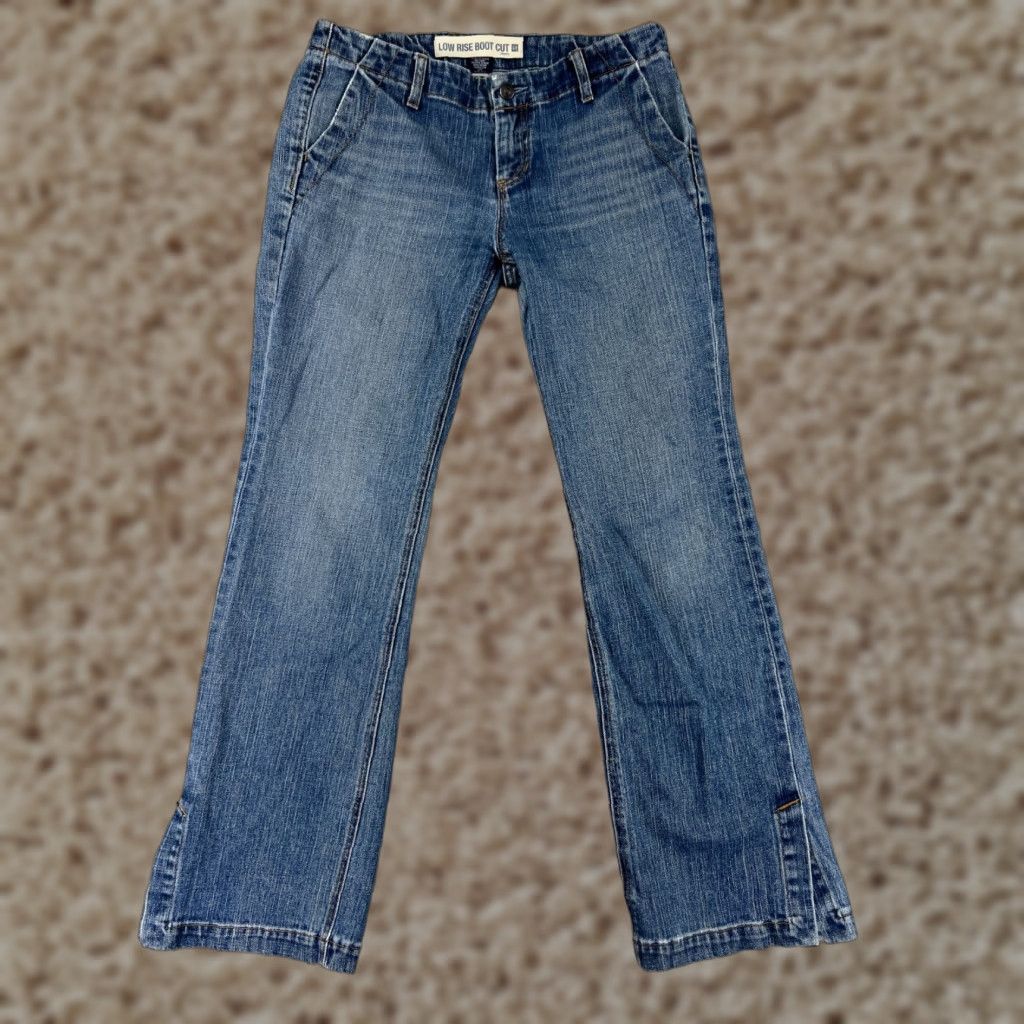 Gap Gap Jeans Women 8 Denim Bootcut Slit Hem Cotton Blend 30x30.5 Blue Womens Size 30" / US 8 / IT 44 - 1 Thumbnail