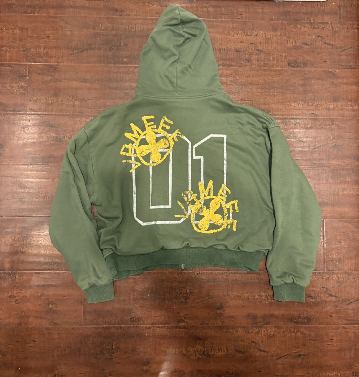 Plus One Clothing vxmeee x plus one reversible hoodie green Size US L / EU 52-54 / 3 - 4 Thumbnail