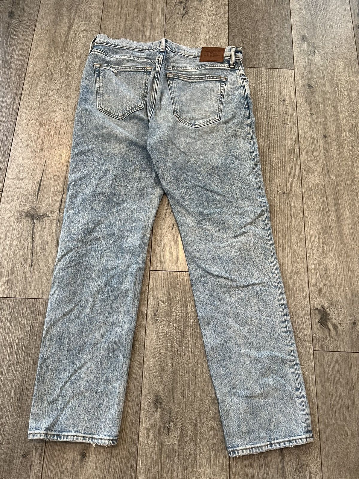 Vintage Vintage Straight Fit Denim Jeans Baggy Size US 33 - 2 Thumbnail