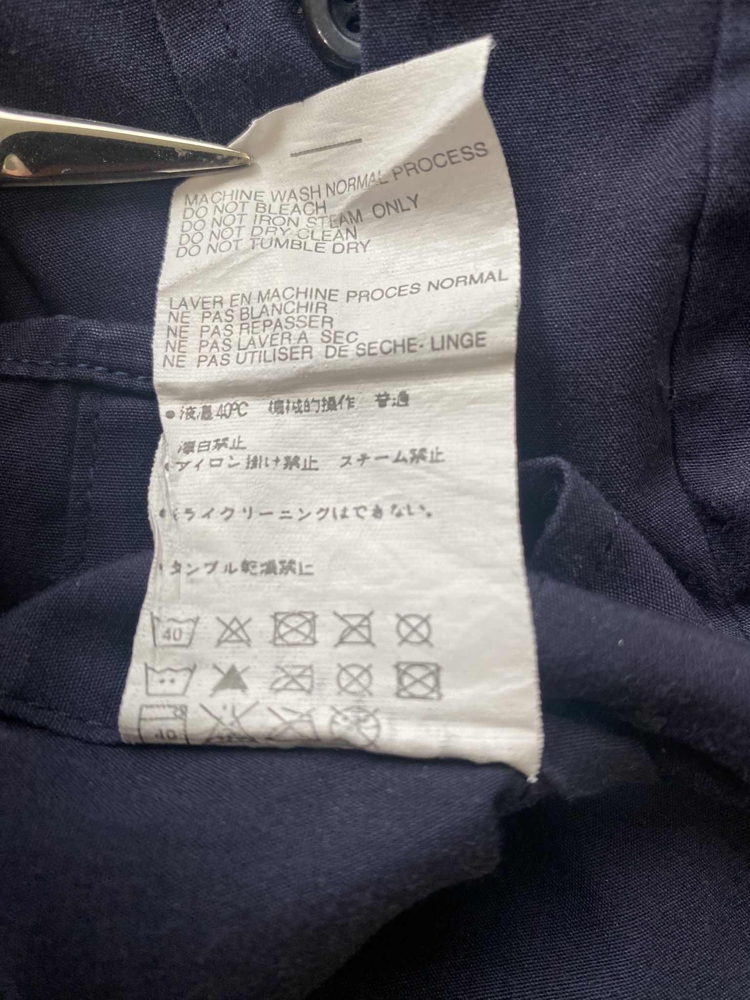 Napapijri Napapijri navy shirt casual size L Size US L / EU 52-54 / 3 - 4 Thumbnail