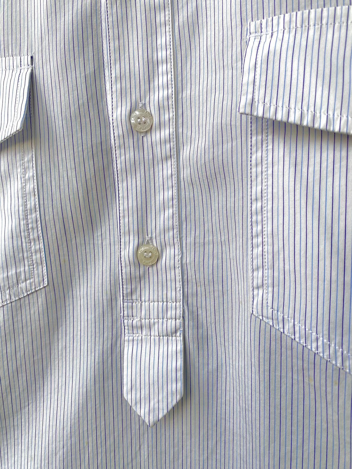 Dolce & Gabbana Dolce & Gabbana Striped 1/6 Button Up Shirt Military Size US S / EU 44-46 / 1 - 7 Thumbnail