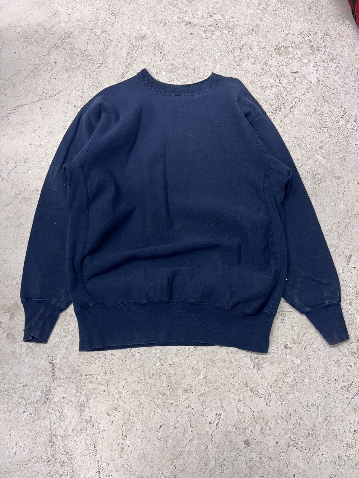 Champion Vintage navy blue champion reverse weave sweatshirt Size US XXL / EU 58 / 5 - 4 Thumbnail