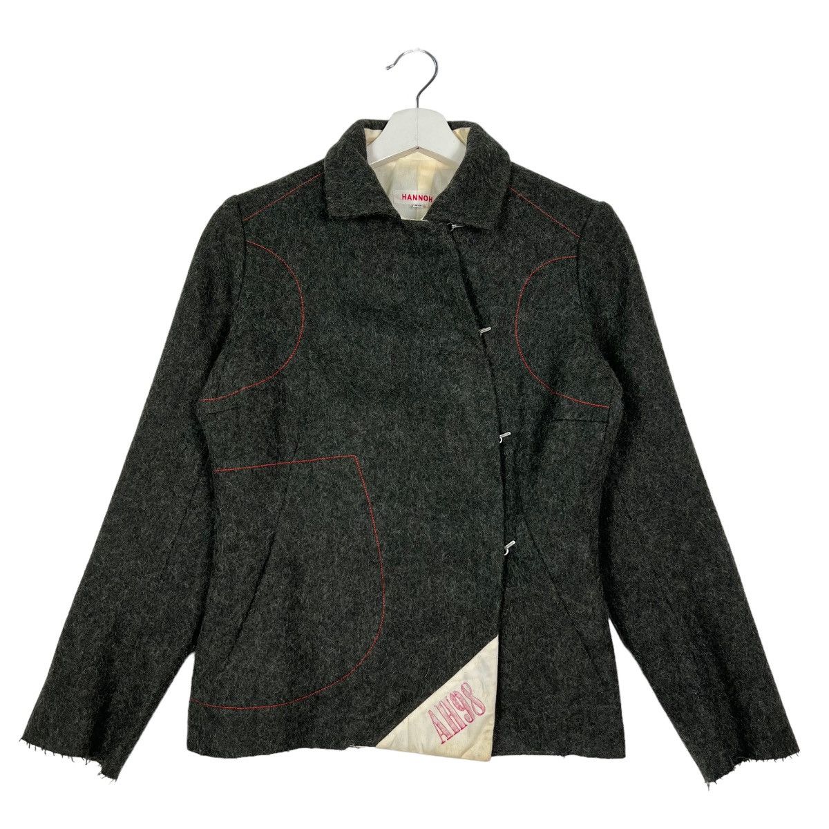 Japanese Brand 🔥 HANNOH AH 98 WOOL JACKET MADE IN FRANCE Size US S / EU 44-46 / 1 - 2 Thumbnail