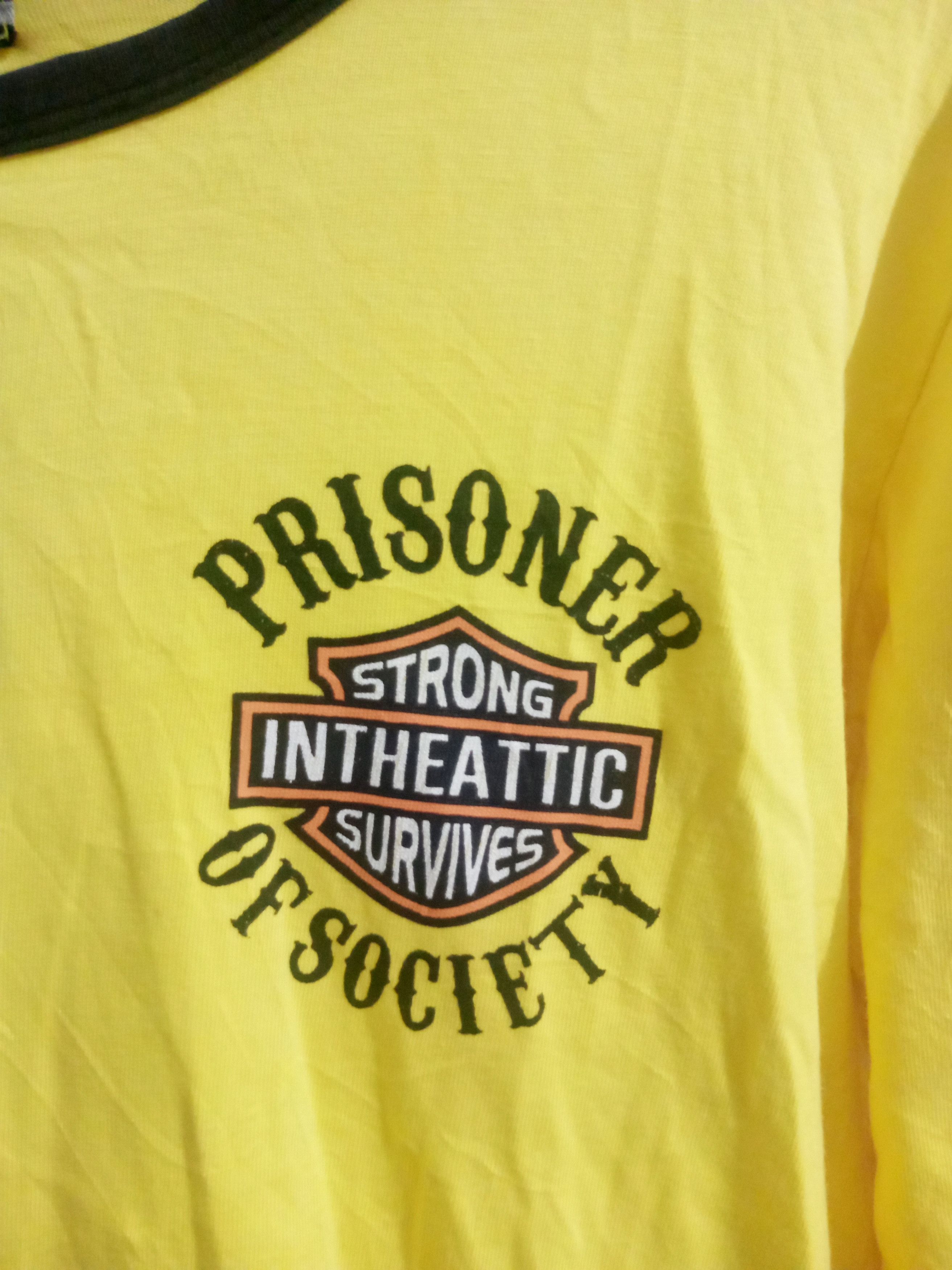 In The Attic Vintage in the attic prisoner poem long sleeve t shirt Size US M / EU 48-50 / 2 - 6 Thumbnail