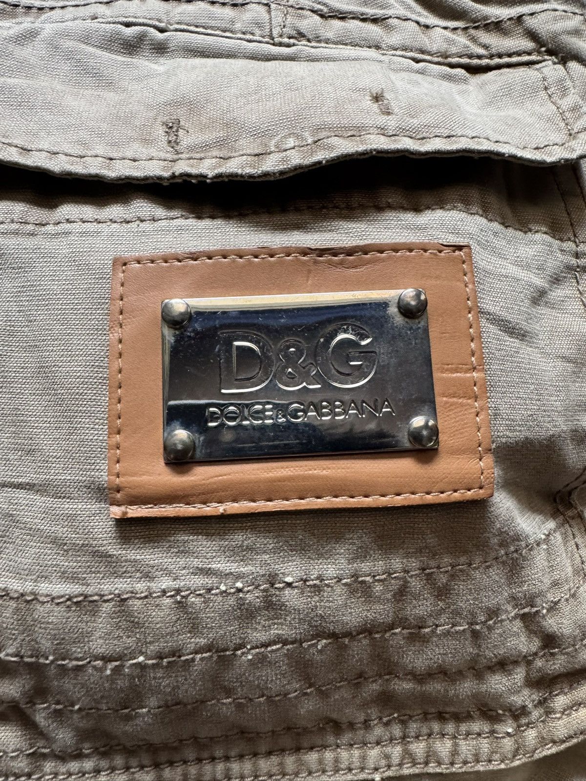 Dolce & Gabbana AW05 Dolce & Gabbana 3D Multi Pocket Reinforced Cargo Pants Size US 34 / EU 50 - 12 Thumbnail