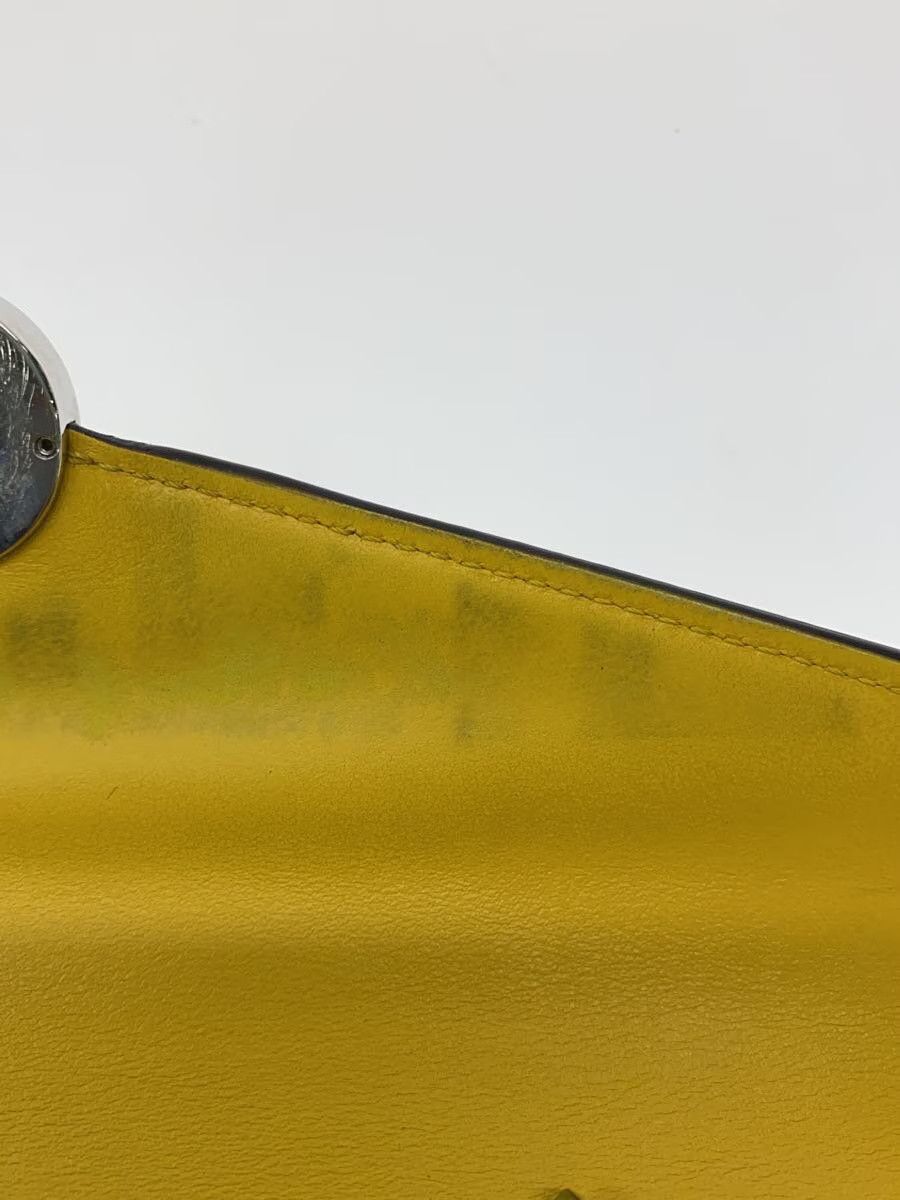 Fendi Fendi Leather Long Wallet Yellow Size ONE SIZE - 8 Thumbnail