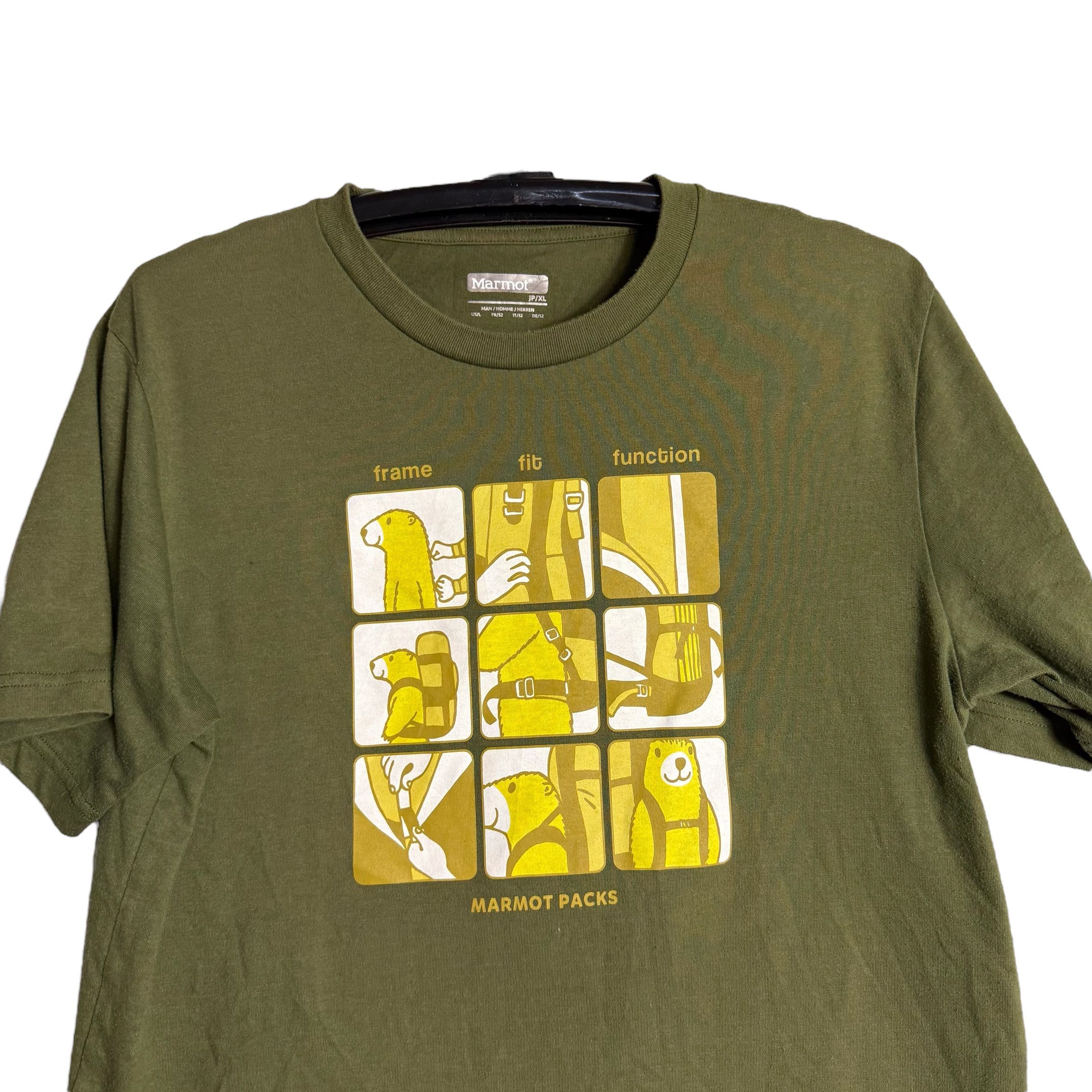 Marmot 🔥RARE🔥Marmot Hicking Pack Graphics T-shirt Size US XL / EU 56 / 4 - 2 Thumbnail
