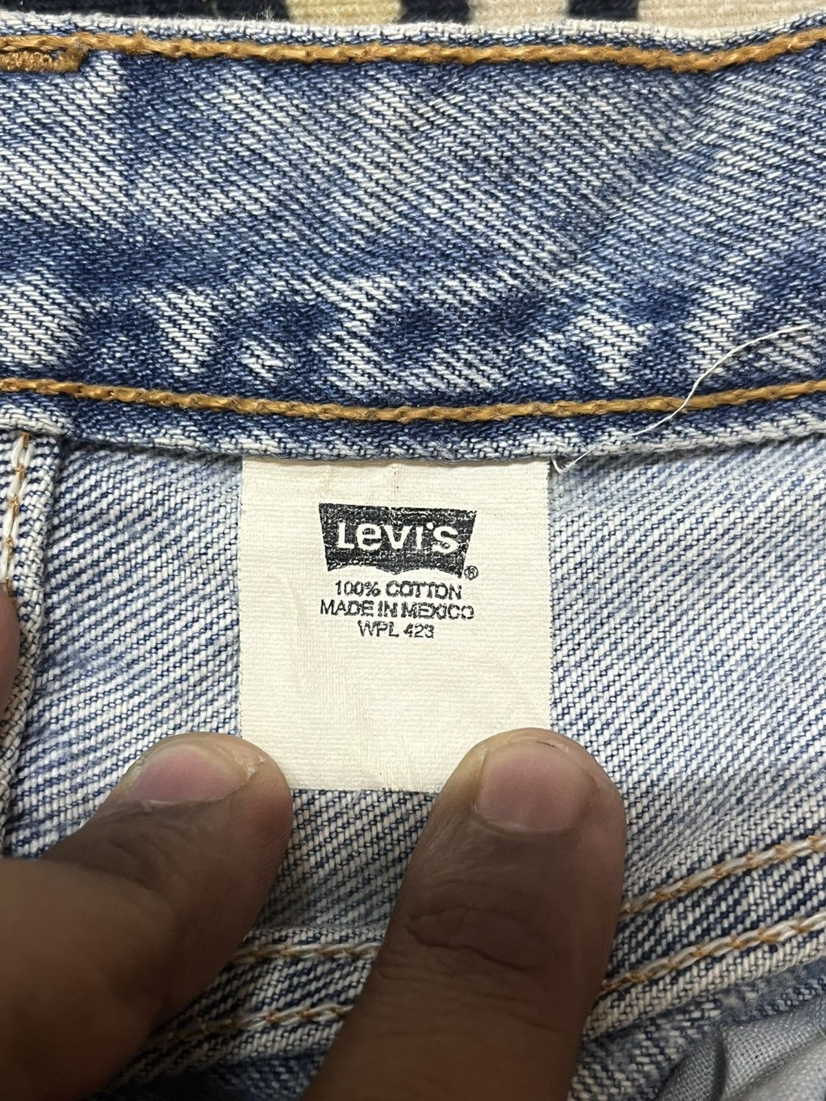 Levi's Vintage Clothing Vintage Levi’s 501xx Ripped Faded Distressed Denim Size US 31 - 8 Thumbnail