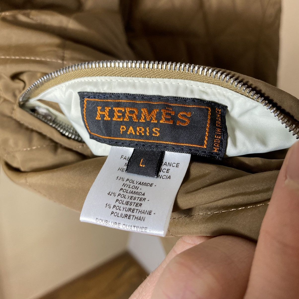 Hermes Reversible quilted Jacket Hermes women’s Size M / US 6-8 / IT 42-44 - 10 Thumbnail
