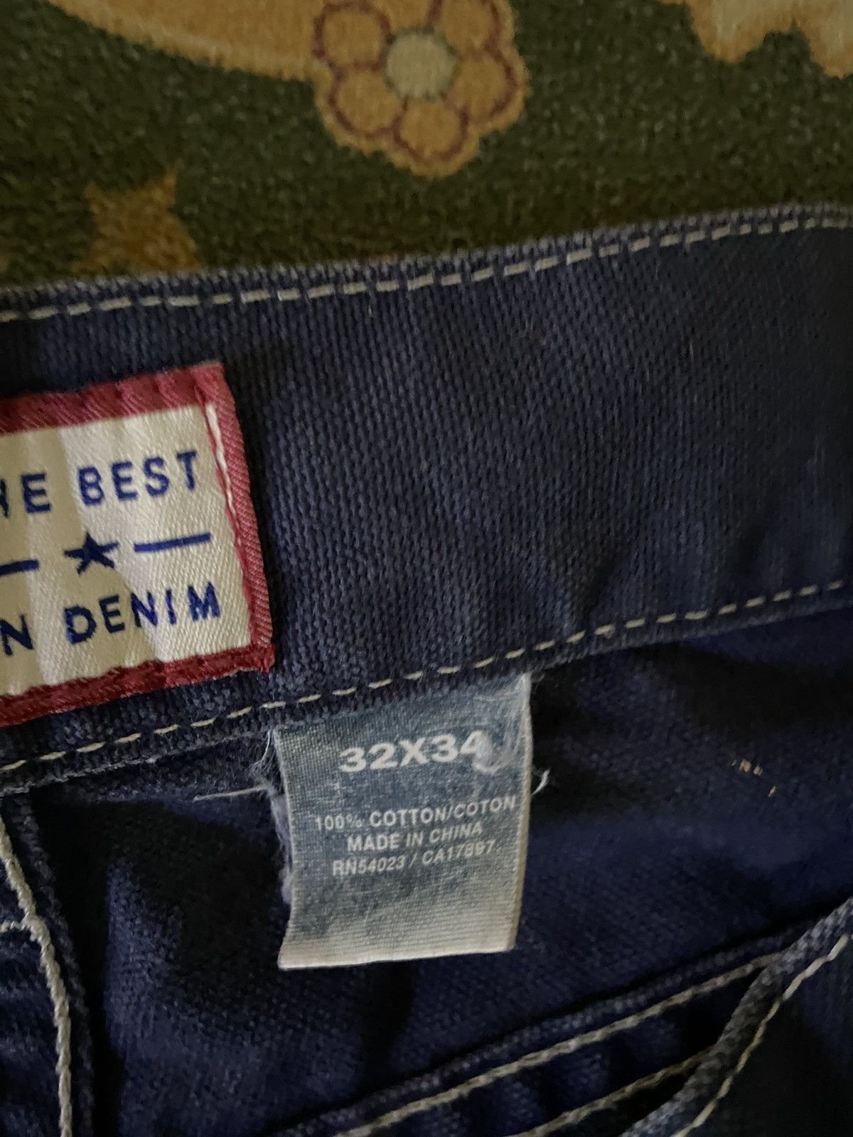 Old Navy × Vintage Vintage Old Navy Carpenter Baggy Blue Denim Size US 31 - 11 Thumbnail