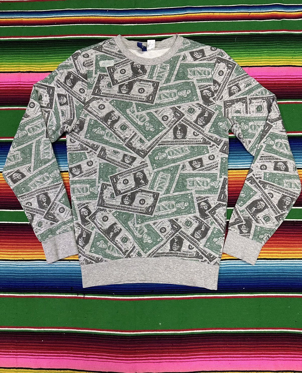 Balmain 💥H&M💥 Ovp Dollar Usa Sweatshirt by H&m💥 Size US M / EU 48-50 / 2 - 1 Thumbnail