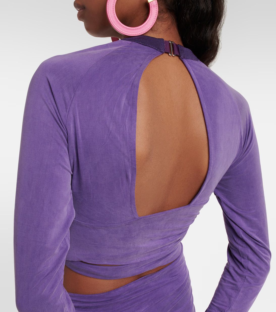 Jacquemus o1mle0824 Le T-Shirt Espelho in Purple Size L / US 10 / IT 46 - 5 Thumbnail