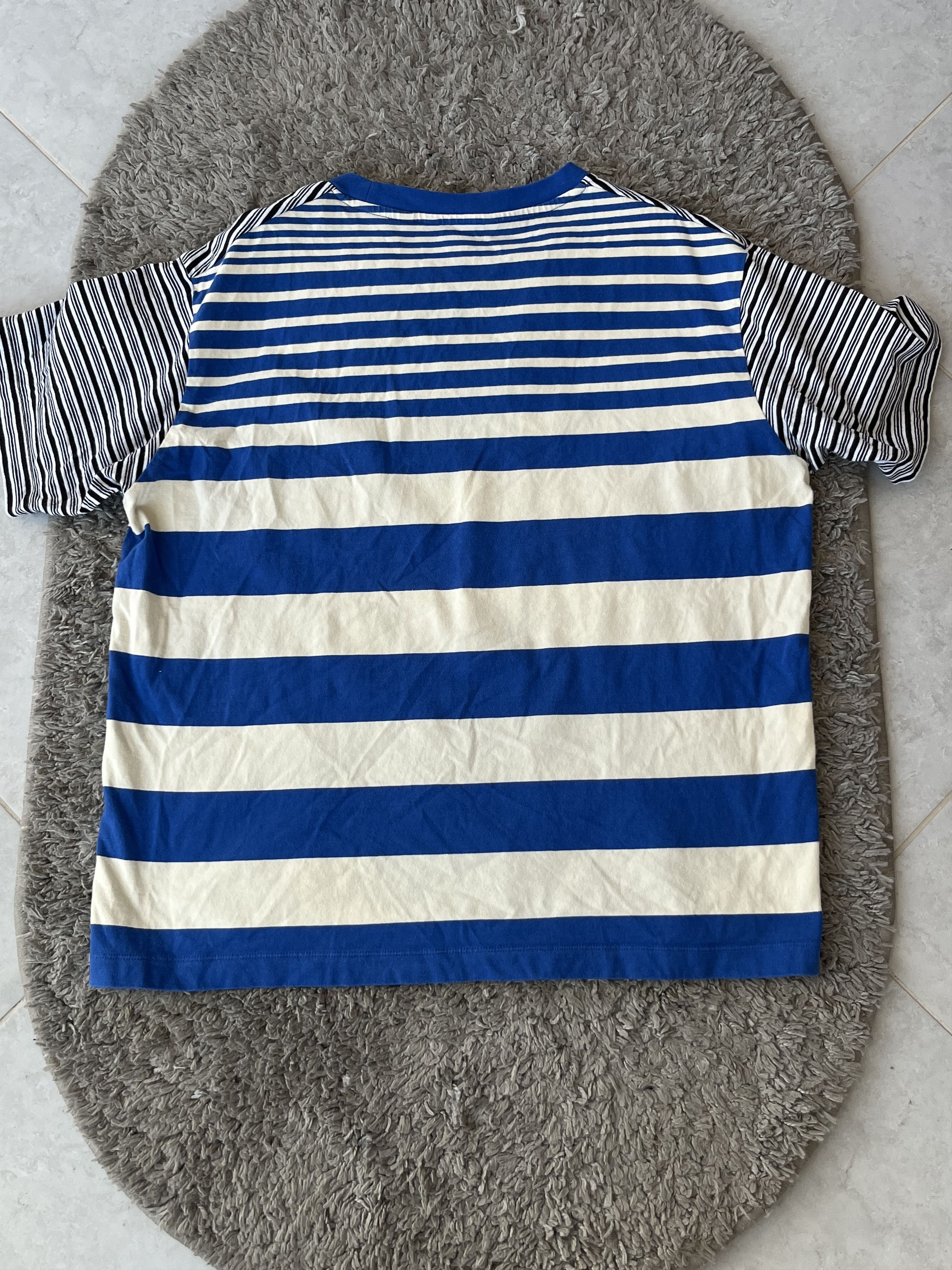 Marni MARNI x H&M Striped T-shirt Relaxed Fit White Color size M Size US M / EU 48-50 / 2 - 7 Thumbnail
