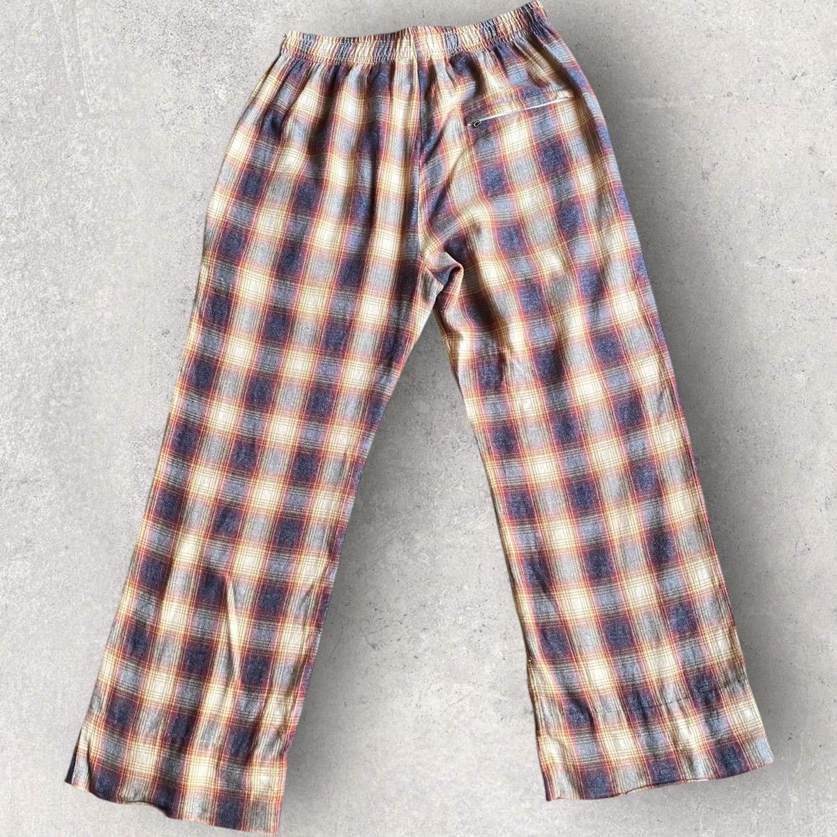 Faith Connexion Navy And Burgundy Plaid Pajama Pants Size US 32 / EU 48 - 4 Thumbnail