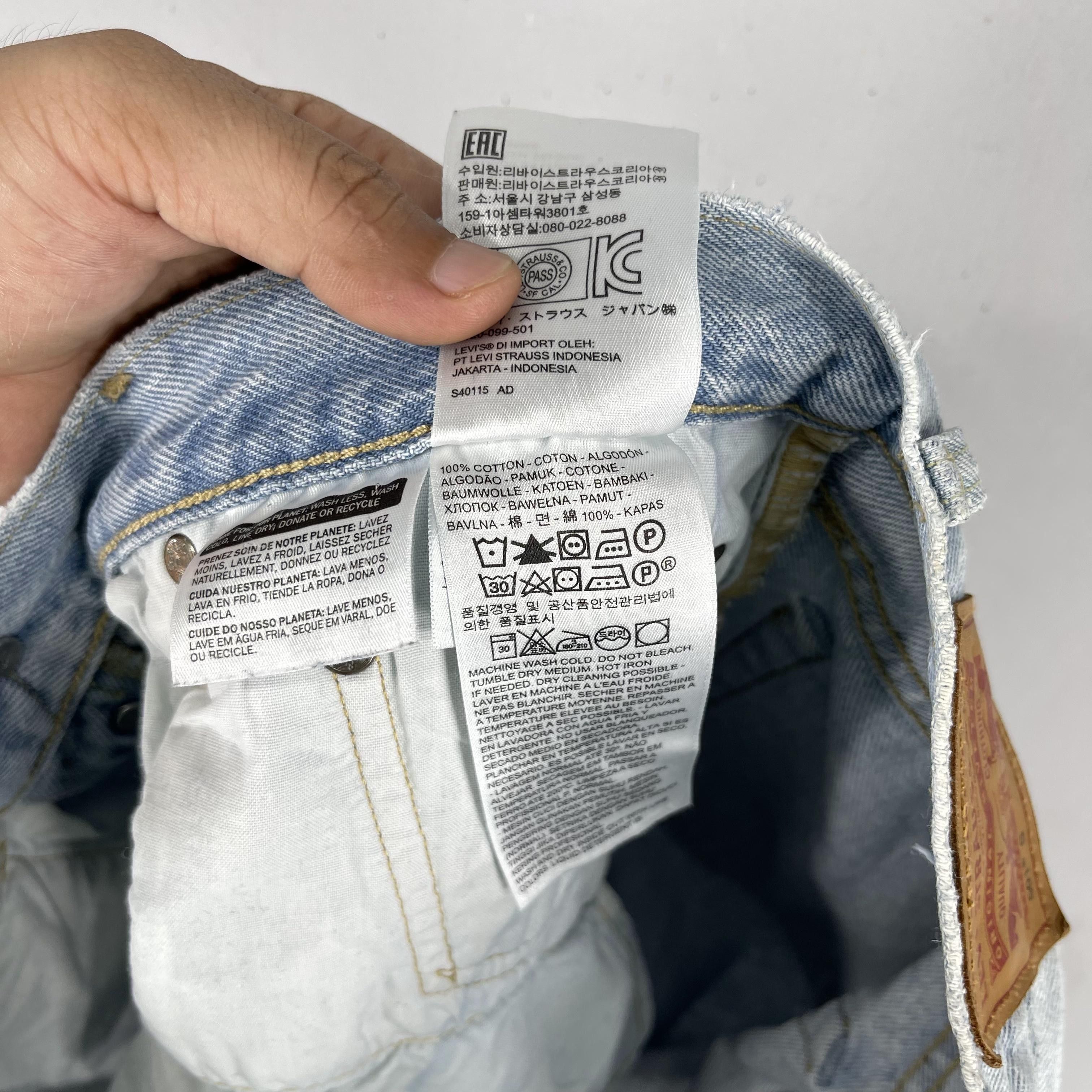 Levi's × Vintage Size 29 Vintage Levis 501 Distressed Paint Splatter Jeans Size US 29 - 9 Thumbnail