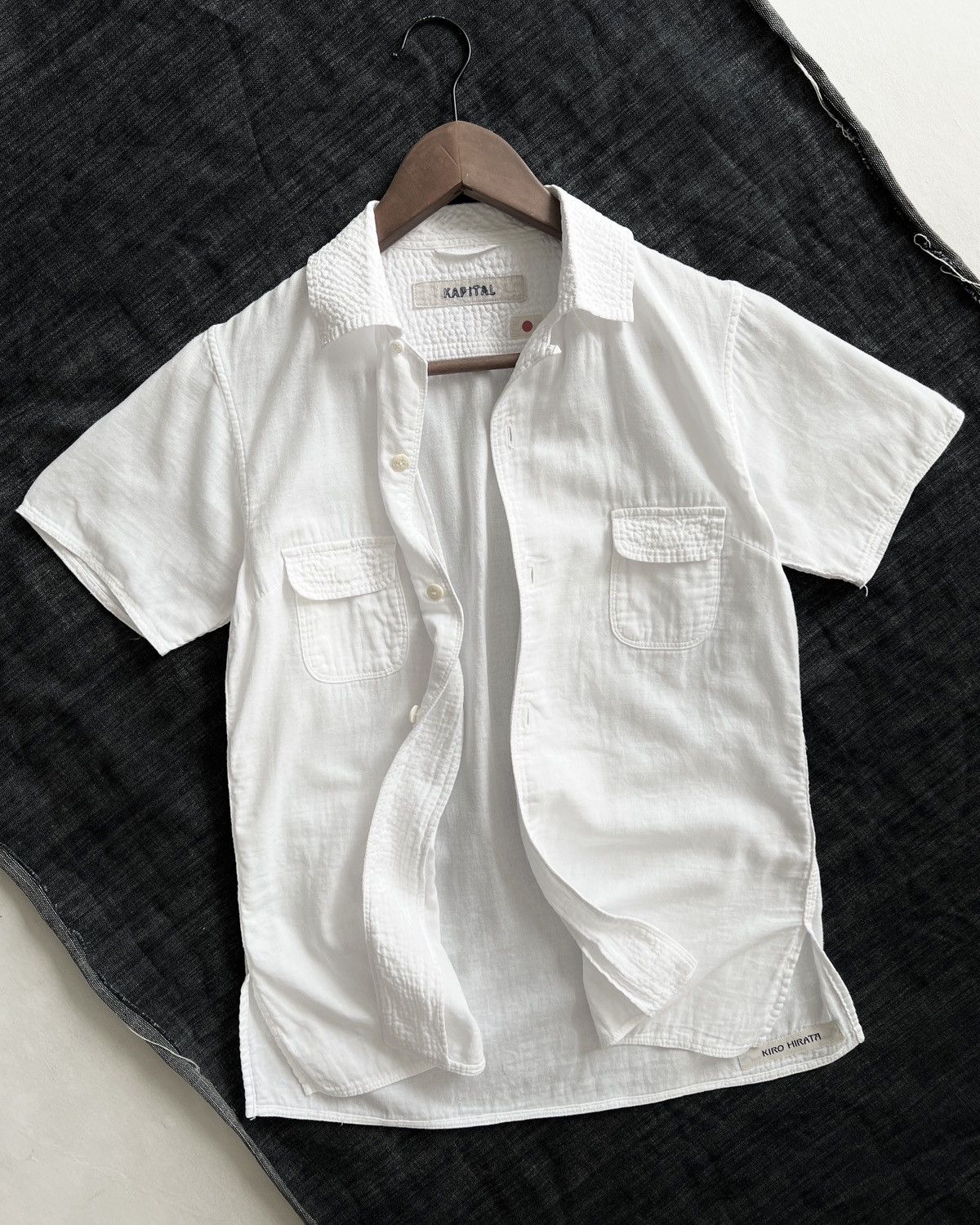 VINTAGE KAPITAL BUTTON US NAVY SHIRT