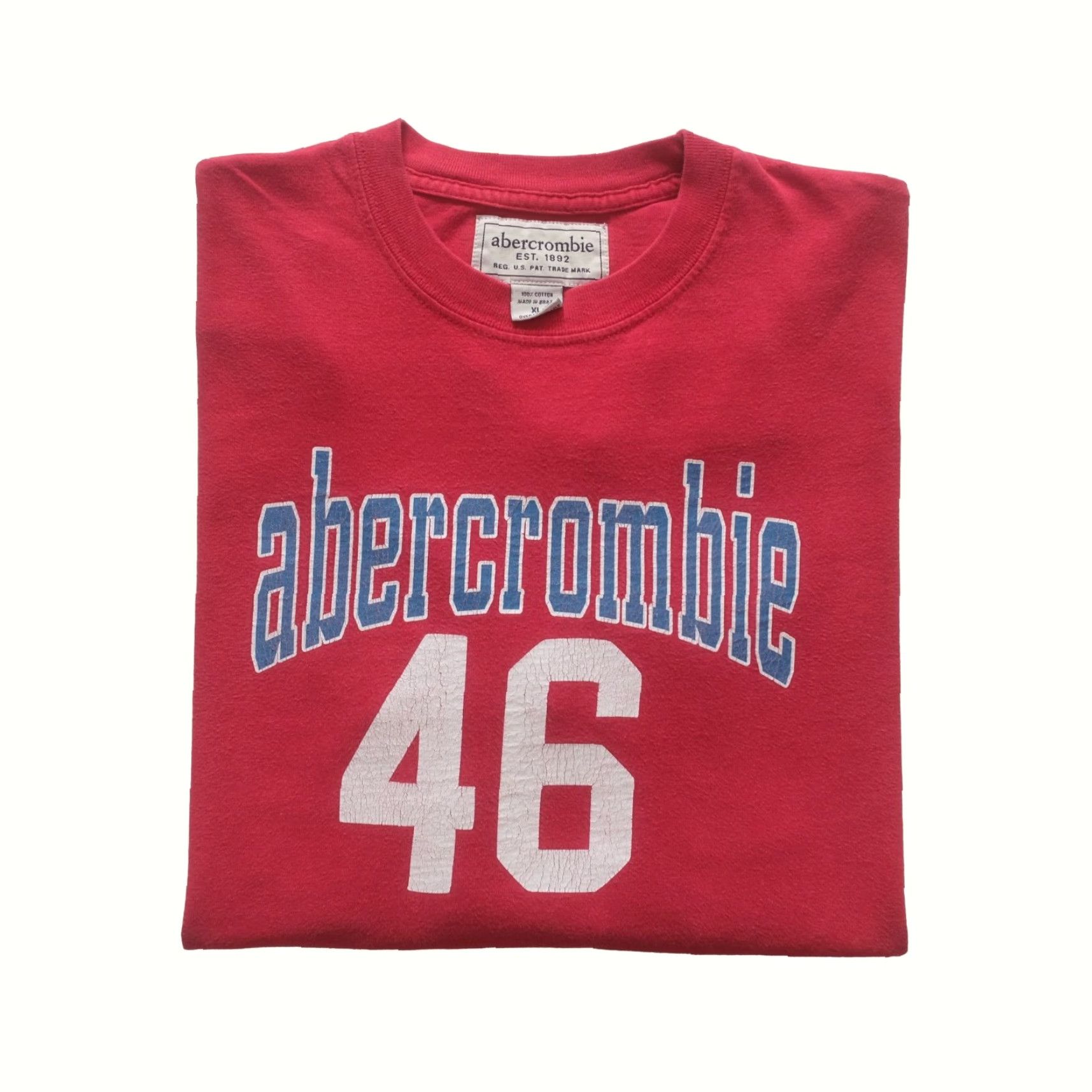 Abercrombie & Fitch VINTAGE Abercrombie & Fitch 90s Y2K NO PAIN NO GAIN Graphic Red T Shirt Men XL Size US XL / EU 56 / 4 - 2 Thumbnail