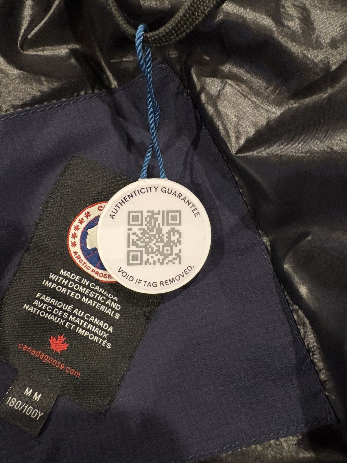 Canada Goose Armstrong Hoody Down Jacket in Navy Size US M / EU 48-50 / 2 - 6 Thumbnail