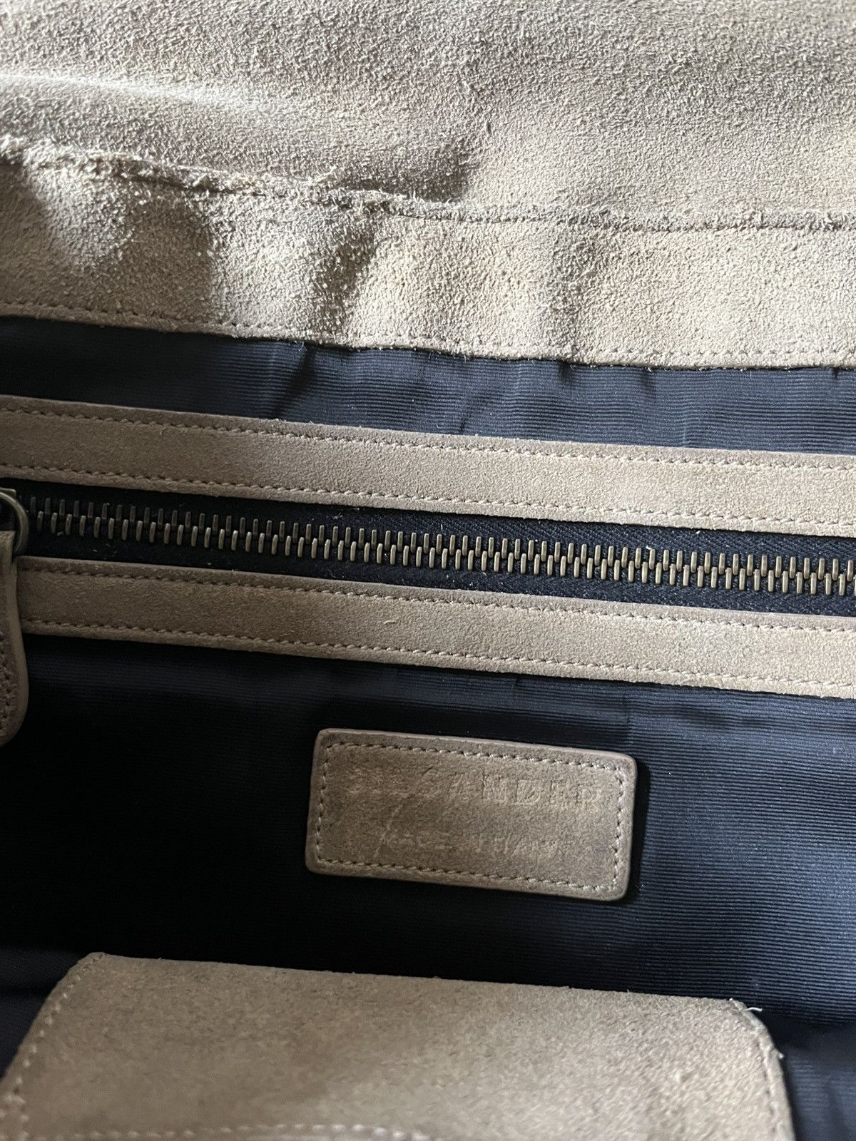 Jil Sander Vintage Jil Sander suede shoulder bag khaki green Size ONE SIZE - 14 Thumbnail