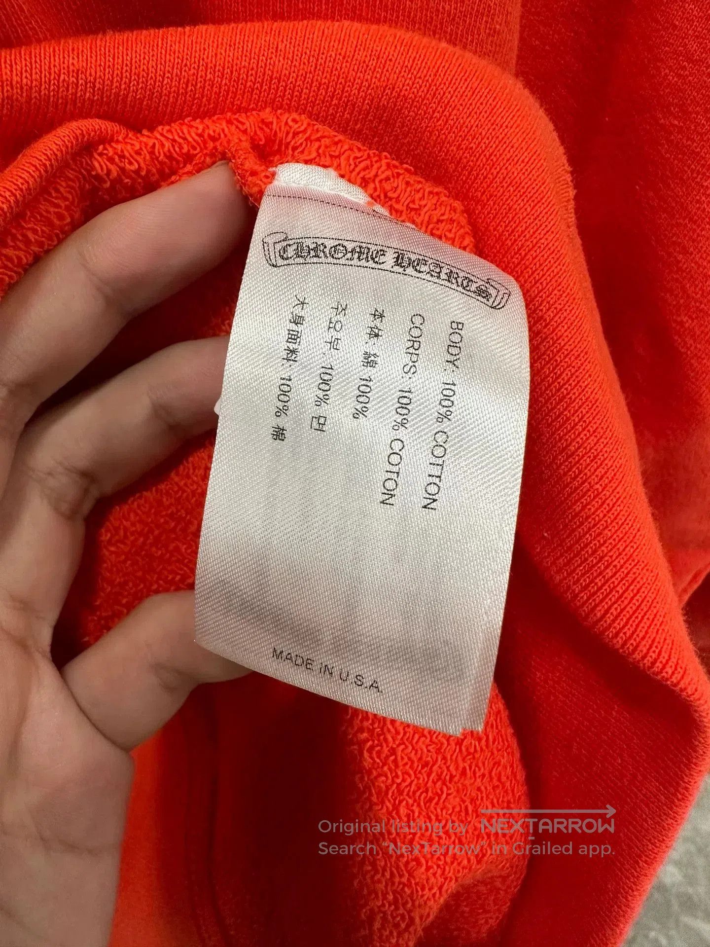 Chrome Hearts Chrome Hearts Mattyboy Orange Graffiti Hoodie. Size US XL / EU 56 / 4 - 6 Thumbnail