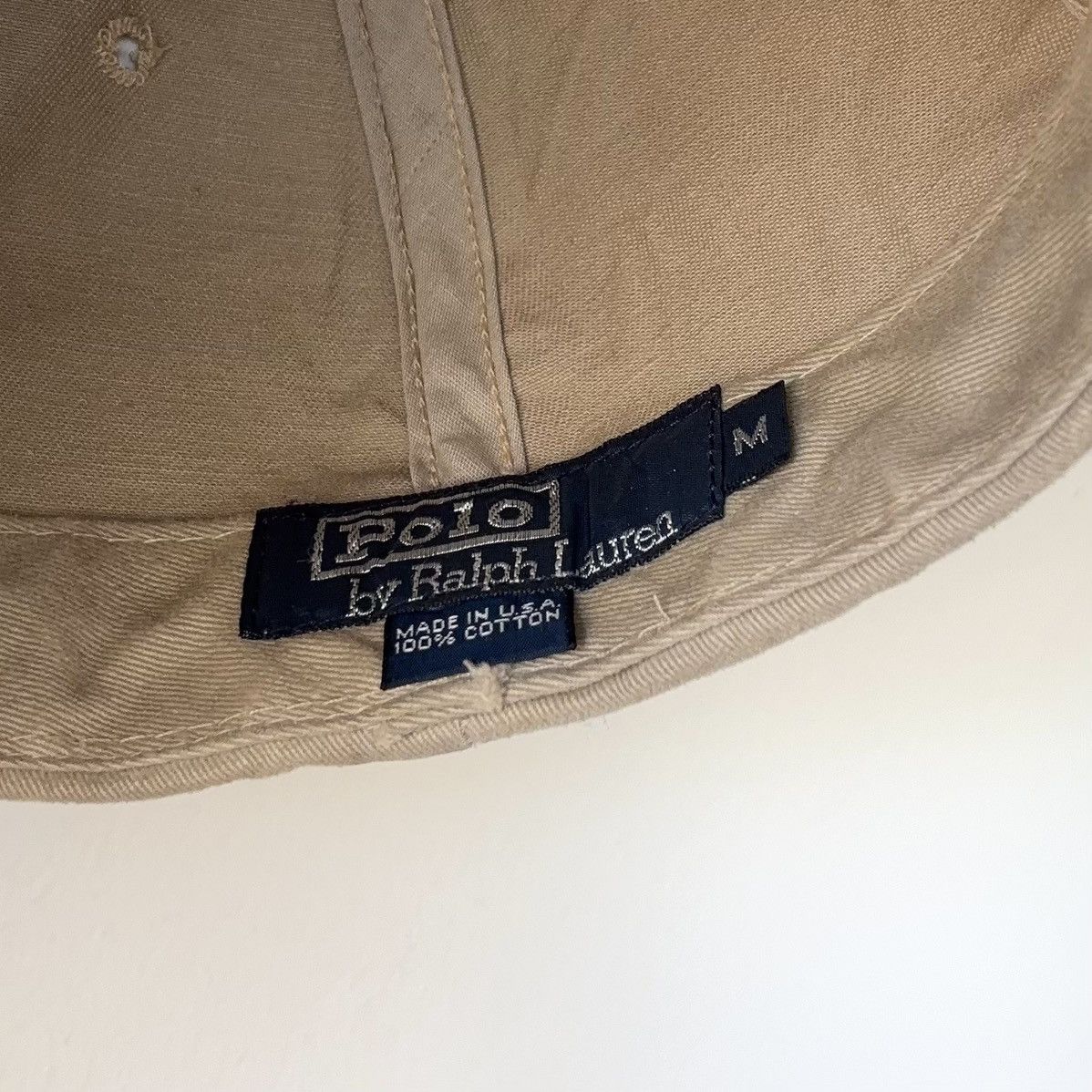 Polo Ralph Lauren Vintage Sportsman Tree Fitted Hat Size M MiUSA Long Bill Size ONE SIZE - 10 Thumbnail