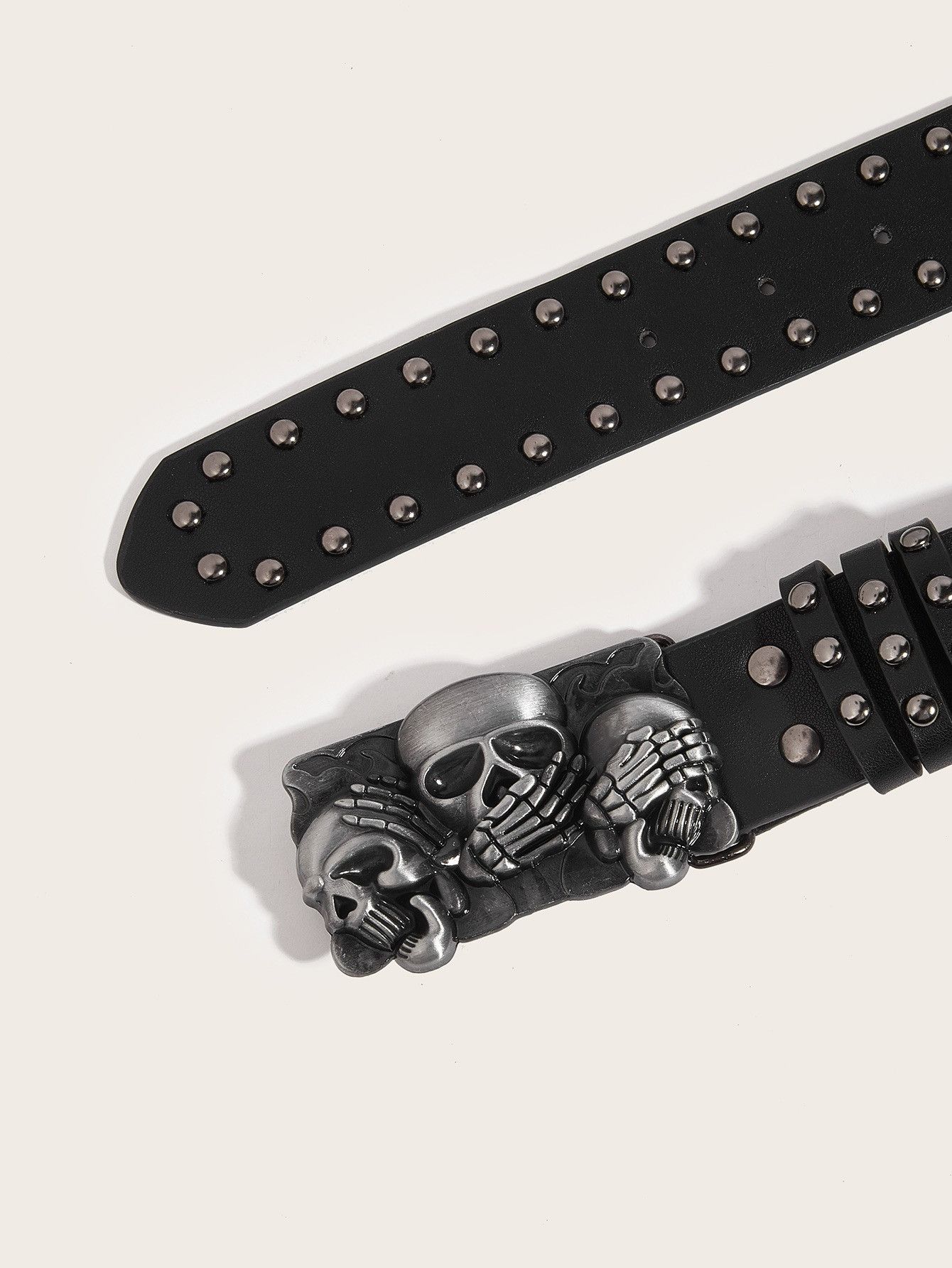 Vintage Dark Charm Skull Waist Belt Size ONE SIZE - 1 Thumbnail