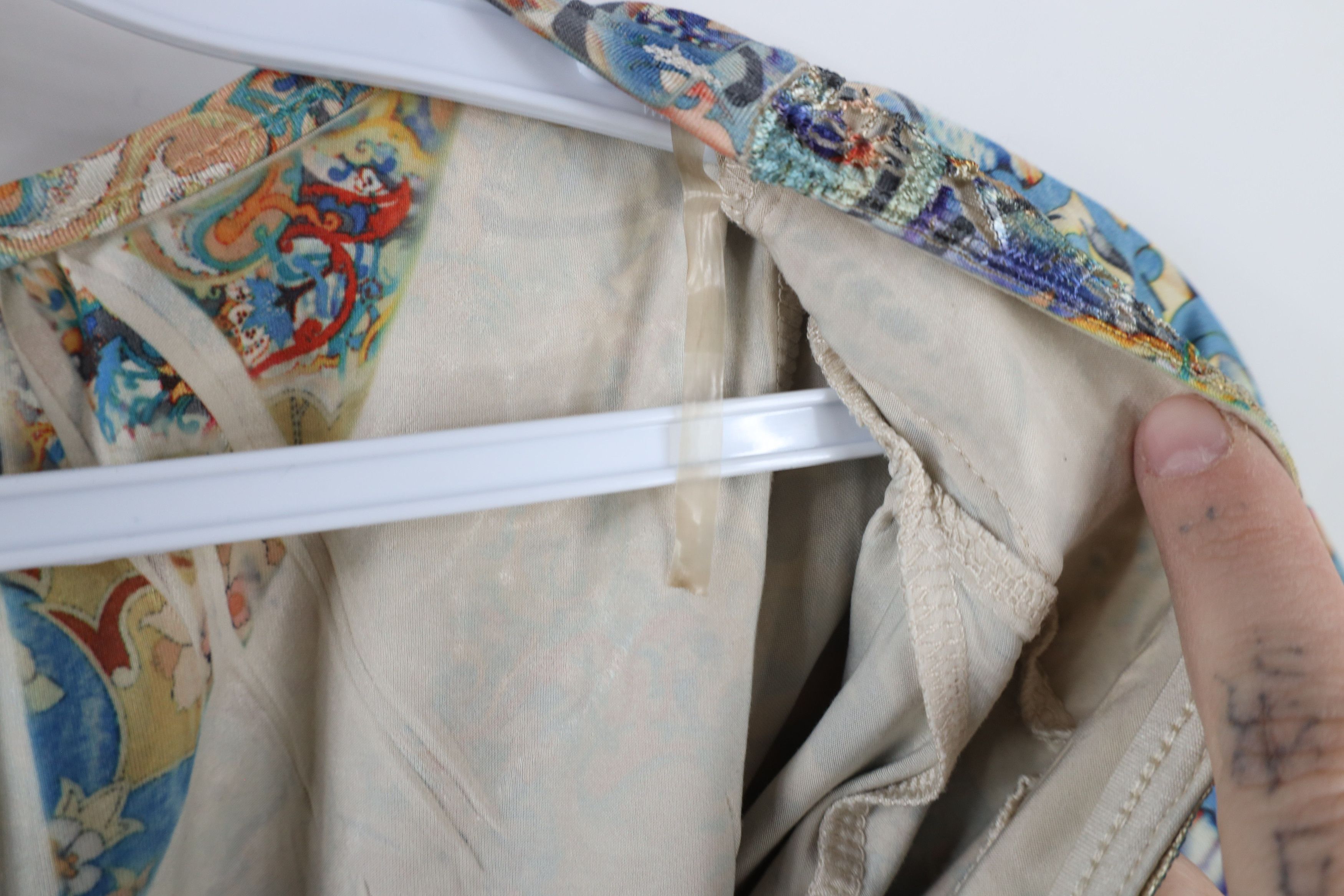 Vintage Vintage Y2K 90s Babydoll Rainbow Bella Paisley Blouse Shirt Size XXL / US 16-18 / IT 52-54 - 10 Thumbnail