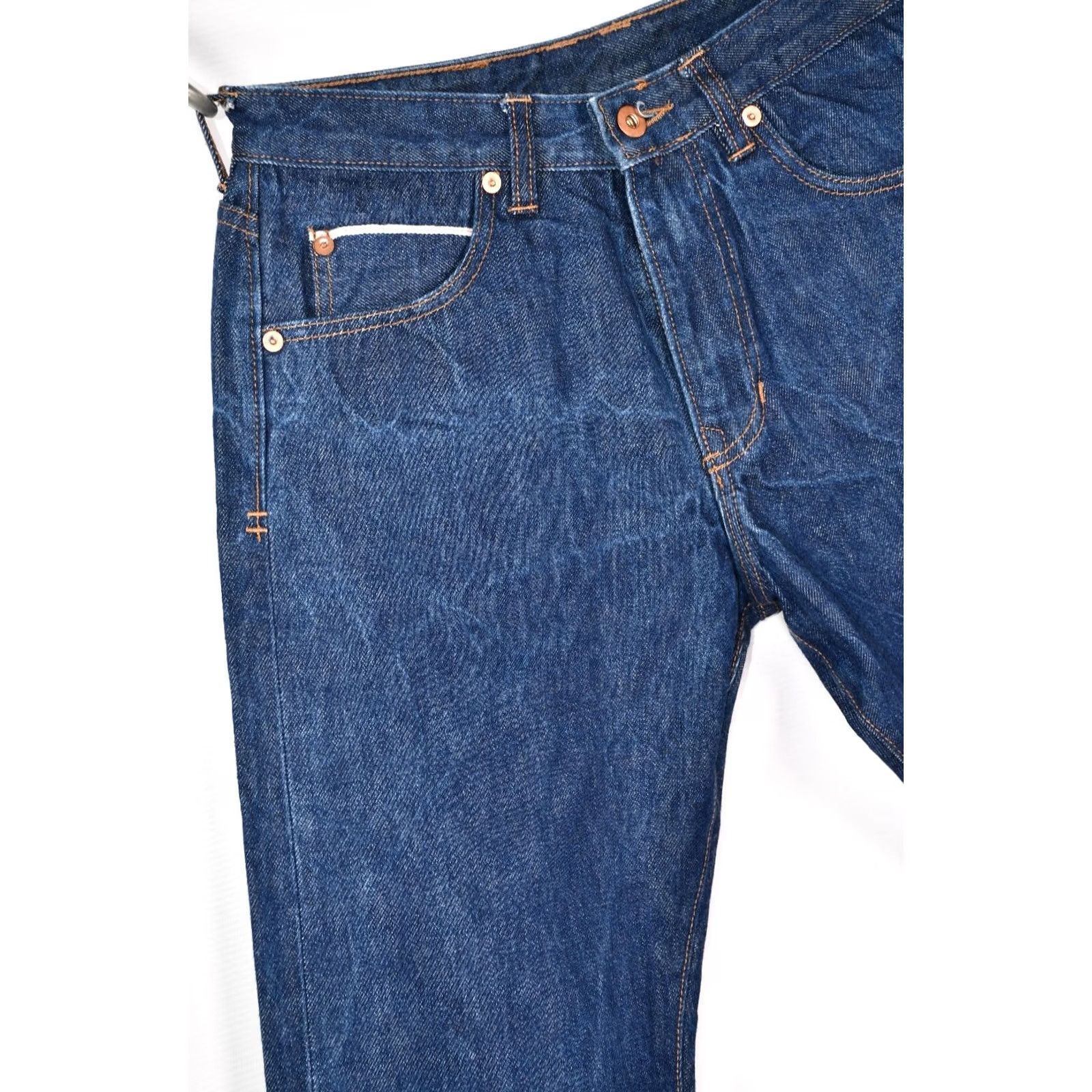 Oliver Sweeney Oliver Sweeney Os X Billiam Selvedge Jeans Made USA Greenville Men's W30 Blue Denim Cotton Classic Jeans Size US 30 / EU 46 - 3 Thumbnail