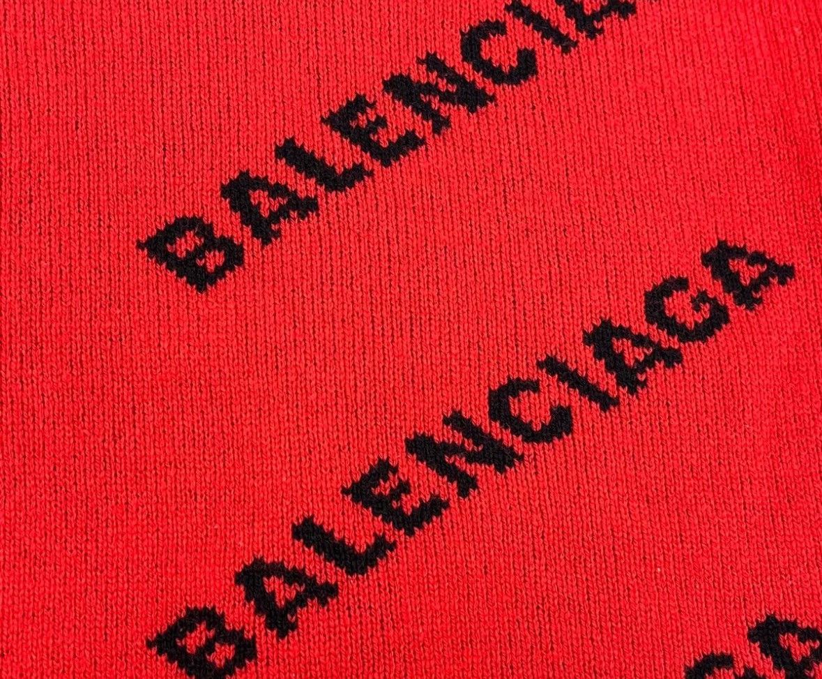 Balenciaga Balenciaga Red Bullet Long Sleeve Sweater 2412-Nextarrow Size US XS / EU 42 / 0 - 5 Thumbnail