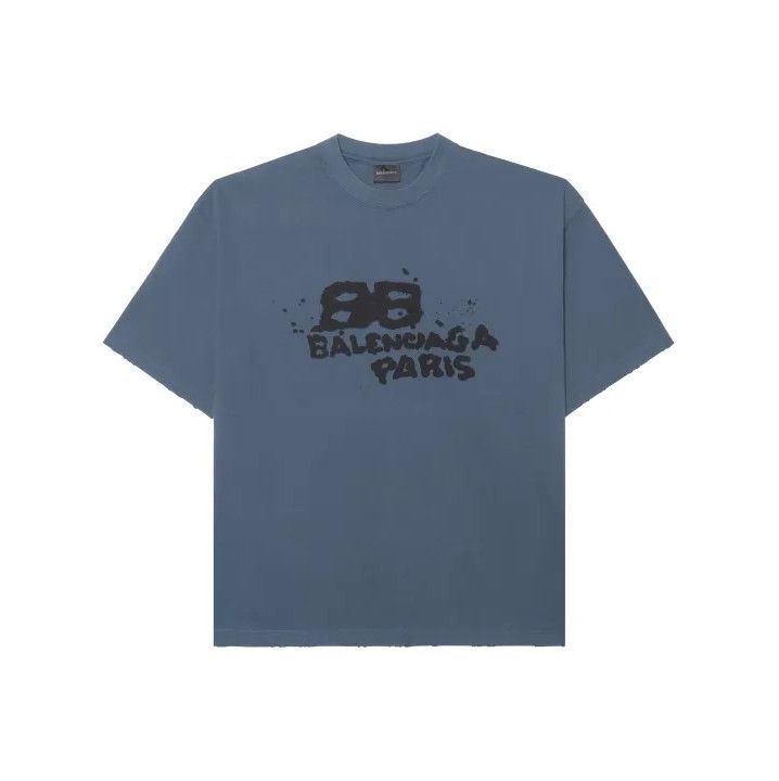 Balenciaga Balenciaga Hand Drawn BB Icon T-Shirt Size US S / EU 44-46 / 1 - 1 Thumbnail