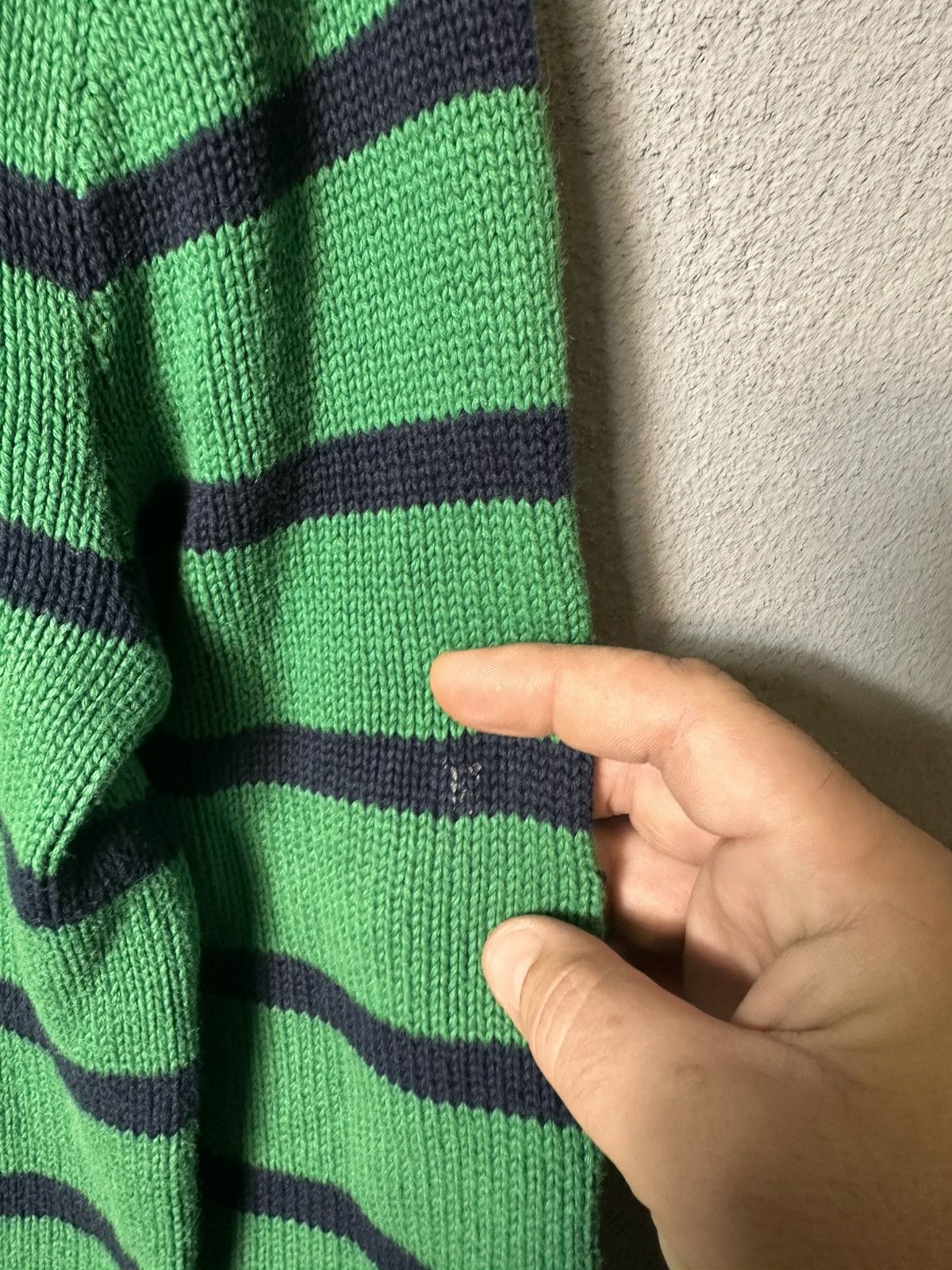 Polo Ralph Lauren × Ralph Lauren × Vintage Vintage 90s luxury Striped Rhalp Lauren Sweater Size US S / EU 44-46 / 1 - 3 Thumbnail