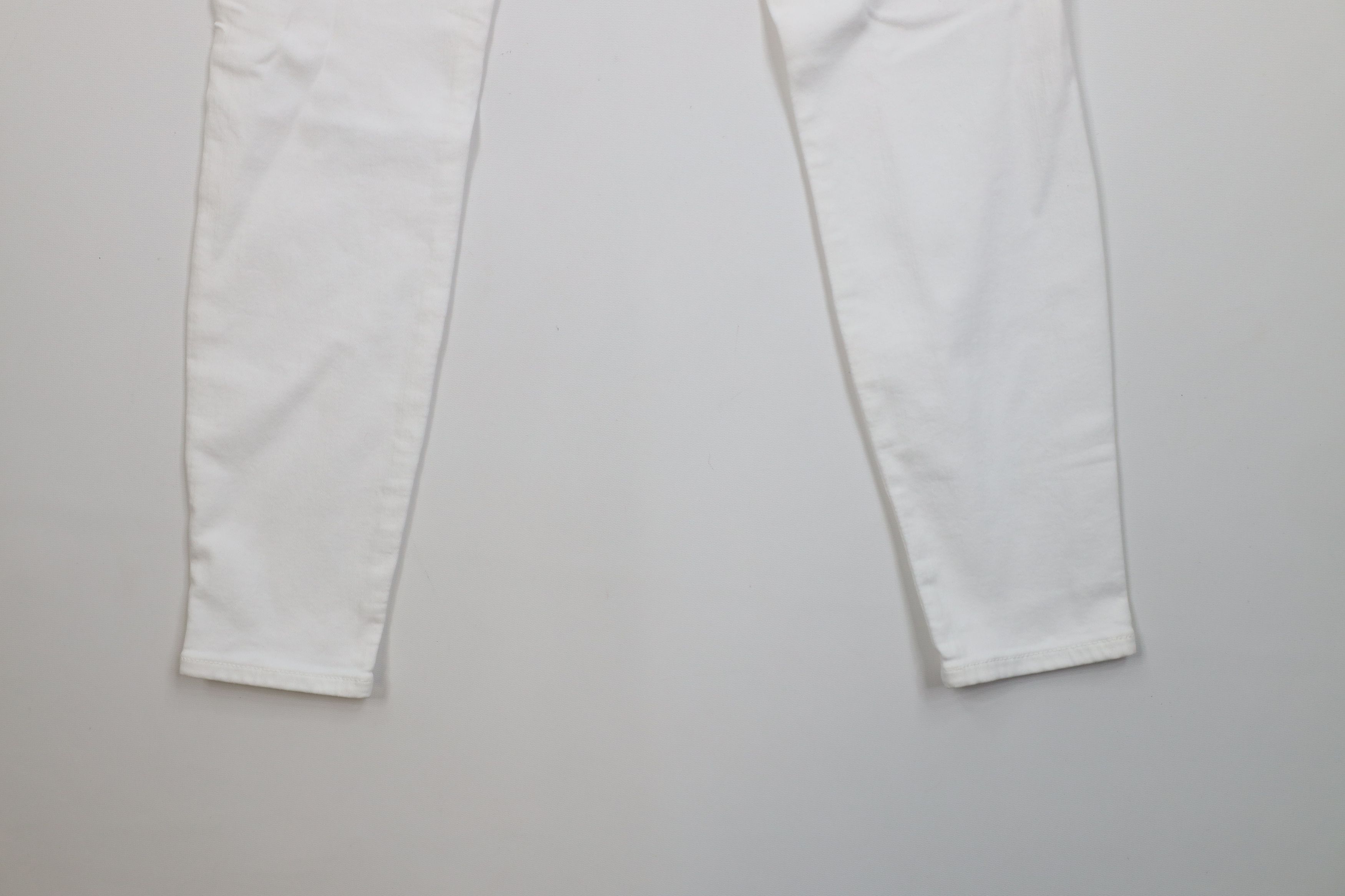 J.Crew New J Crew Stretch Toothpick Skinny Leg Denim Jeans White Size 27" / US 4 / IT 40 - 12 Thumbnail